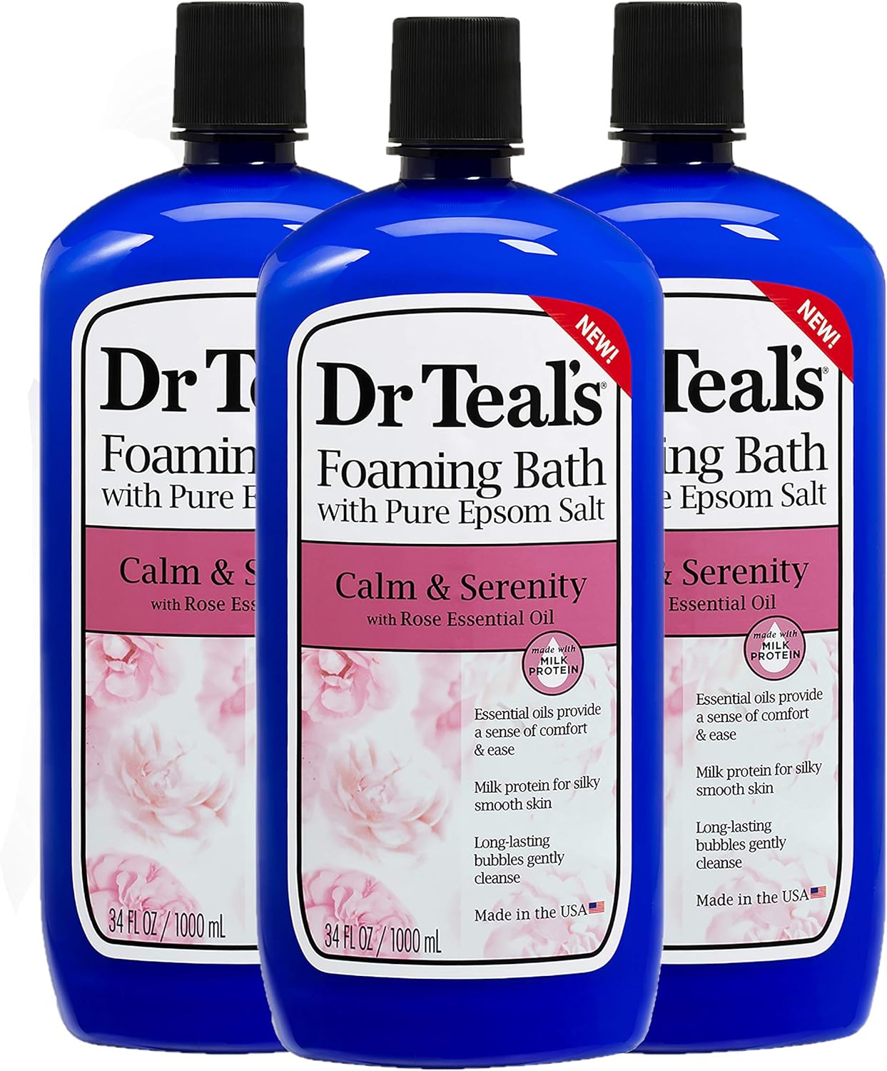 Dr Teal's Foaming Bath Milk & Rose (34oz)
