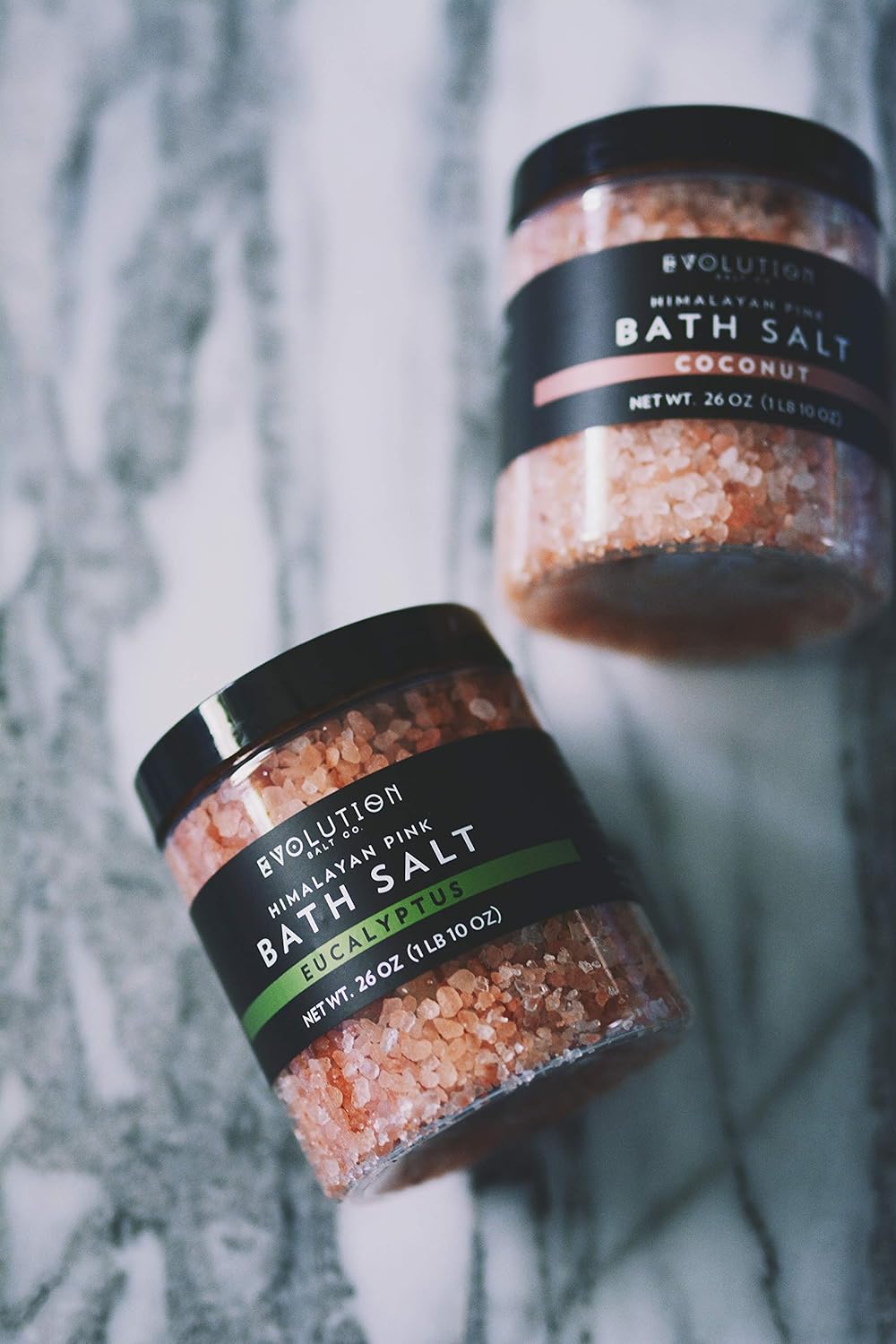 Evolution Salt Himalayan Crystal Bath Salt Lavender, 26 Oz