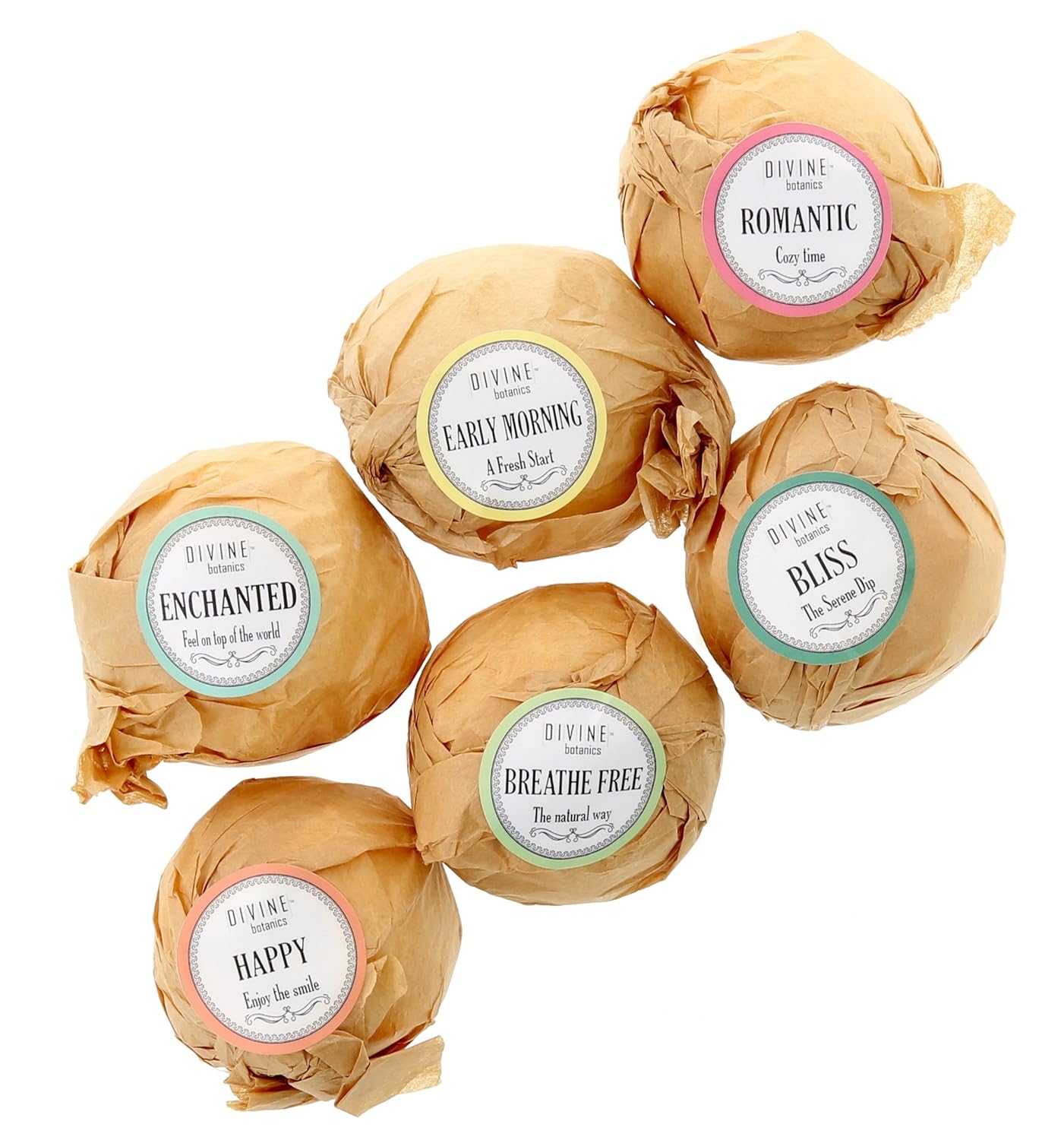 6 XL USA Made Essential Oils Bath Bombs Gift Set - Organic Coconut Oil and Shea Butter - Bath Bombs for Women - Perfect for Bubble & Spa Bath - Christmas Gifts for Women