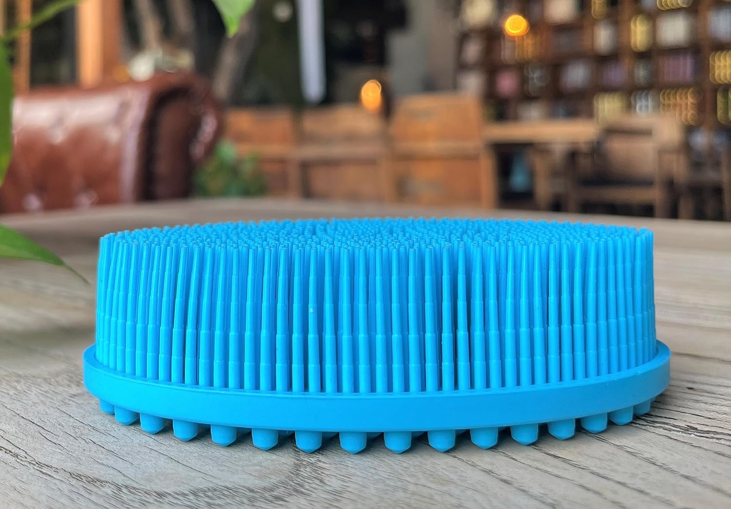 Premium Sensory Brush for Kids or Autism,Soft Silicone Body Scrubber,2 in 1 Sensory Room Occupational Therapy Sensory Brushes,Silicone Loofah,Pets Shower Brush Bath Brush Shampoo Brush(Whale-Teal)