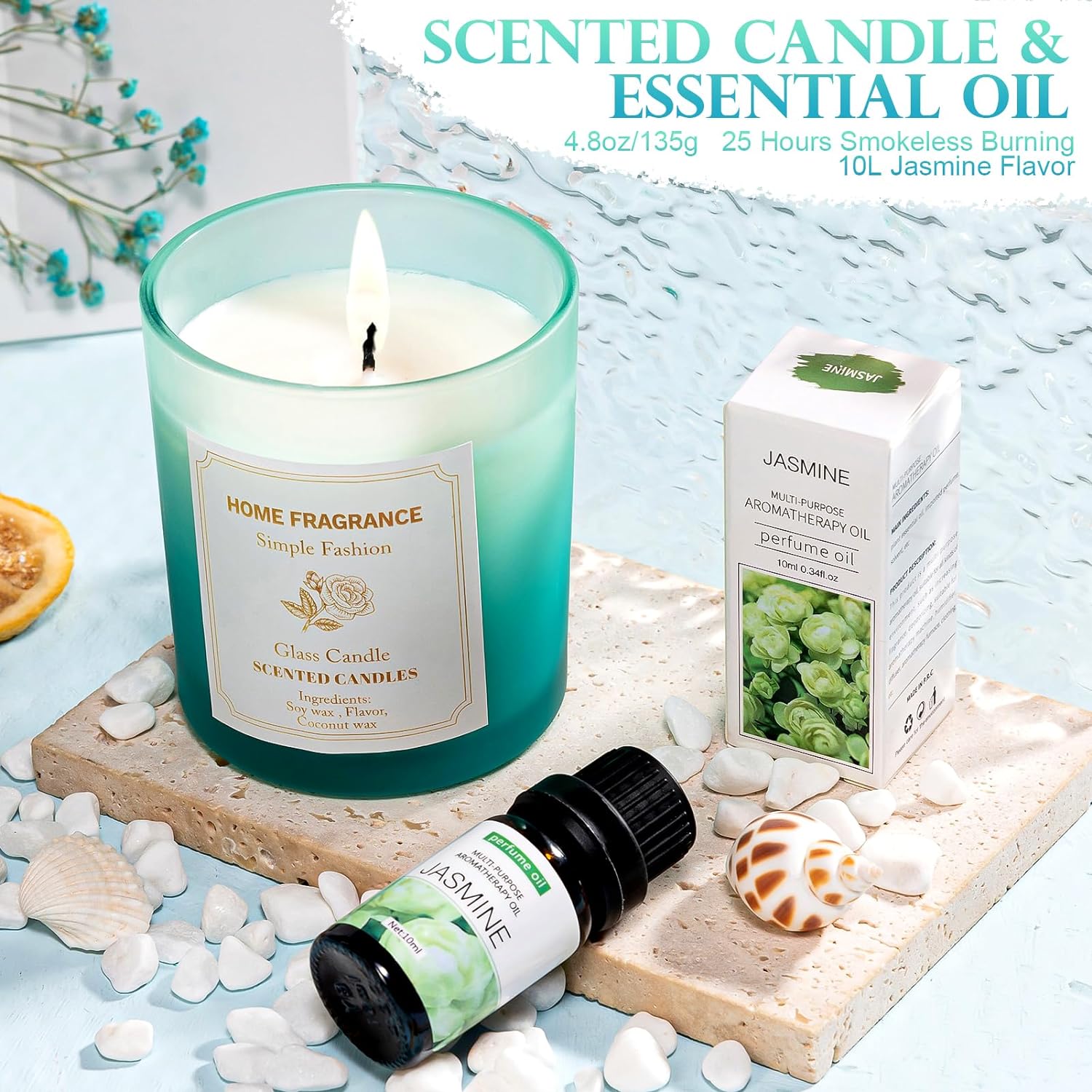 Golray Birthday Gifts for Women, Relaxing Spa Basket Set Self Care Gift for Her Mom Wife Sister Friend Coworker, Unique Stocking Stuffers Valentine Christmas Gift Baskets for Woman Who Have Everything