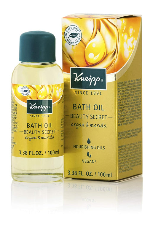 Kneipp Herbal Bath Oil Argan and Marula Beauty Secret, 3.38 Fl Oz