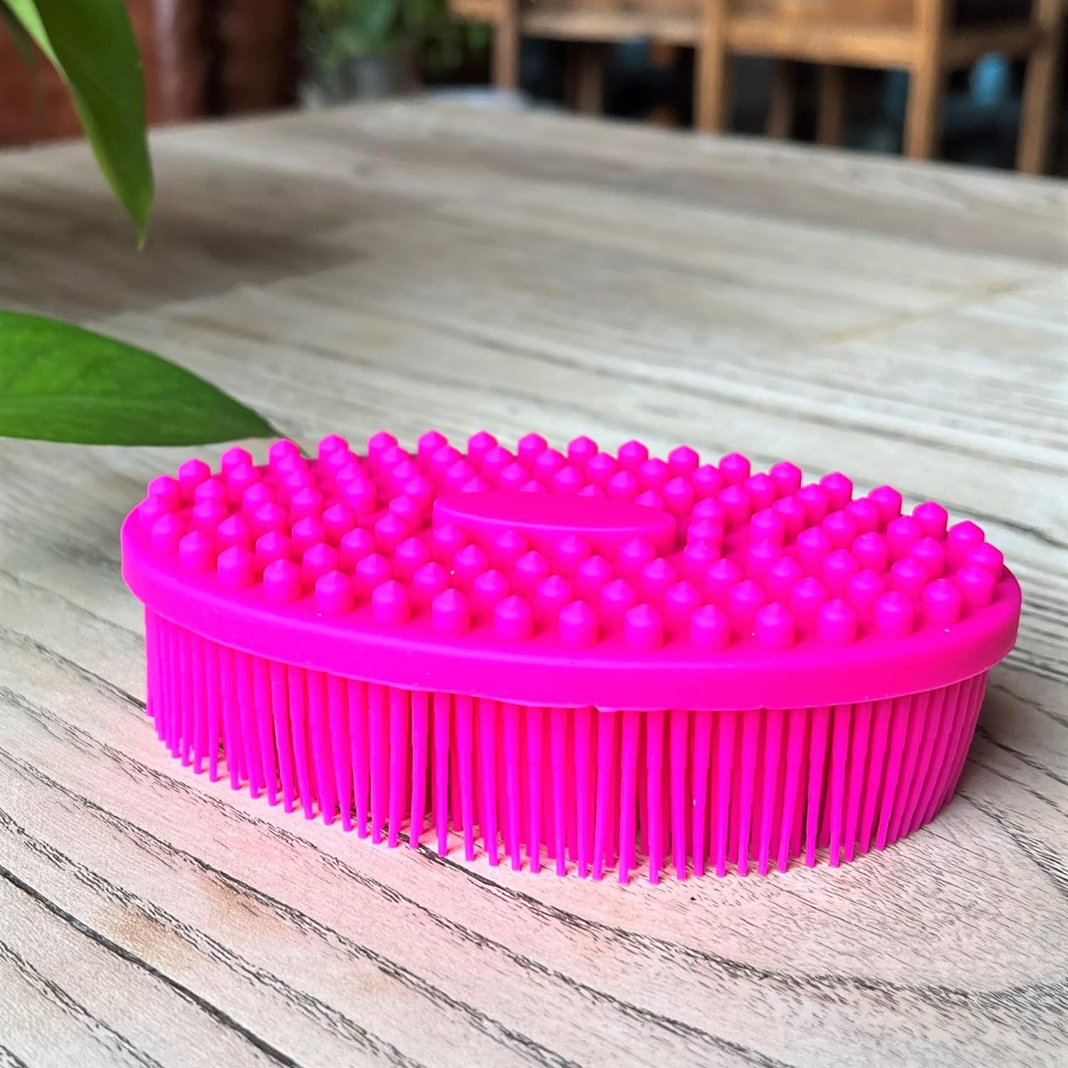 Premium Sensory Brush for Kids or Autism,Soft Silicone Body Scrubber,2 in 1 Sensory Room Occupational Therapy Sensory Brushes,Silicone Loofah,Pets Shower Brush Bath Brush Shampoo Brush(Whale-Teal)