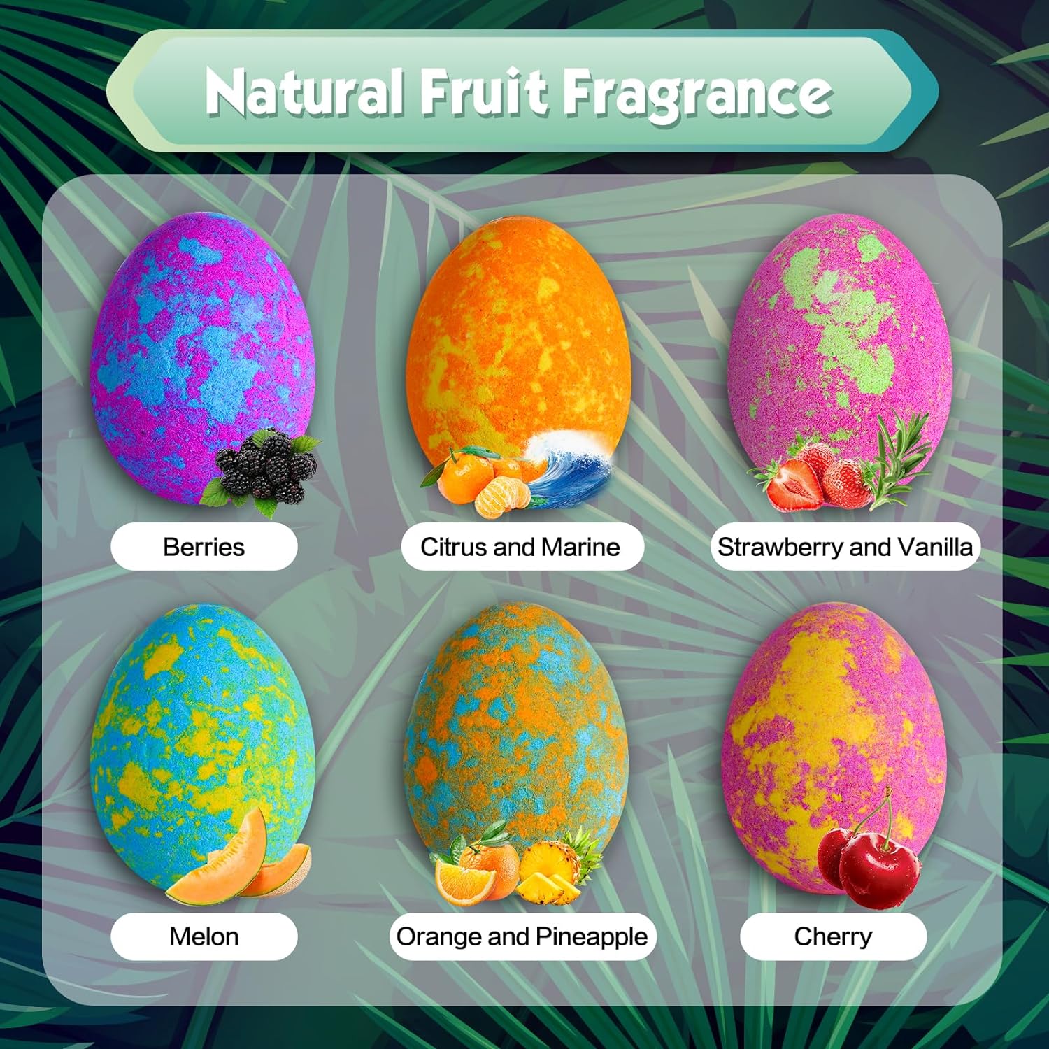 Aofmee Bath Bombs for Kids, Handmade Natural Bath Bombs with Surprise Inside, Shea Cocoa Butter Moisturize, Spa Fizzies Bath Bomb Kit, Birthday Christmas Holiday Gifts for Women, Girls, Boys