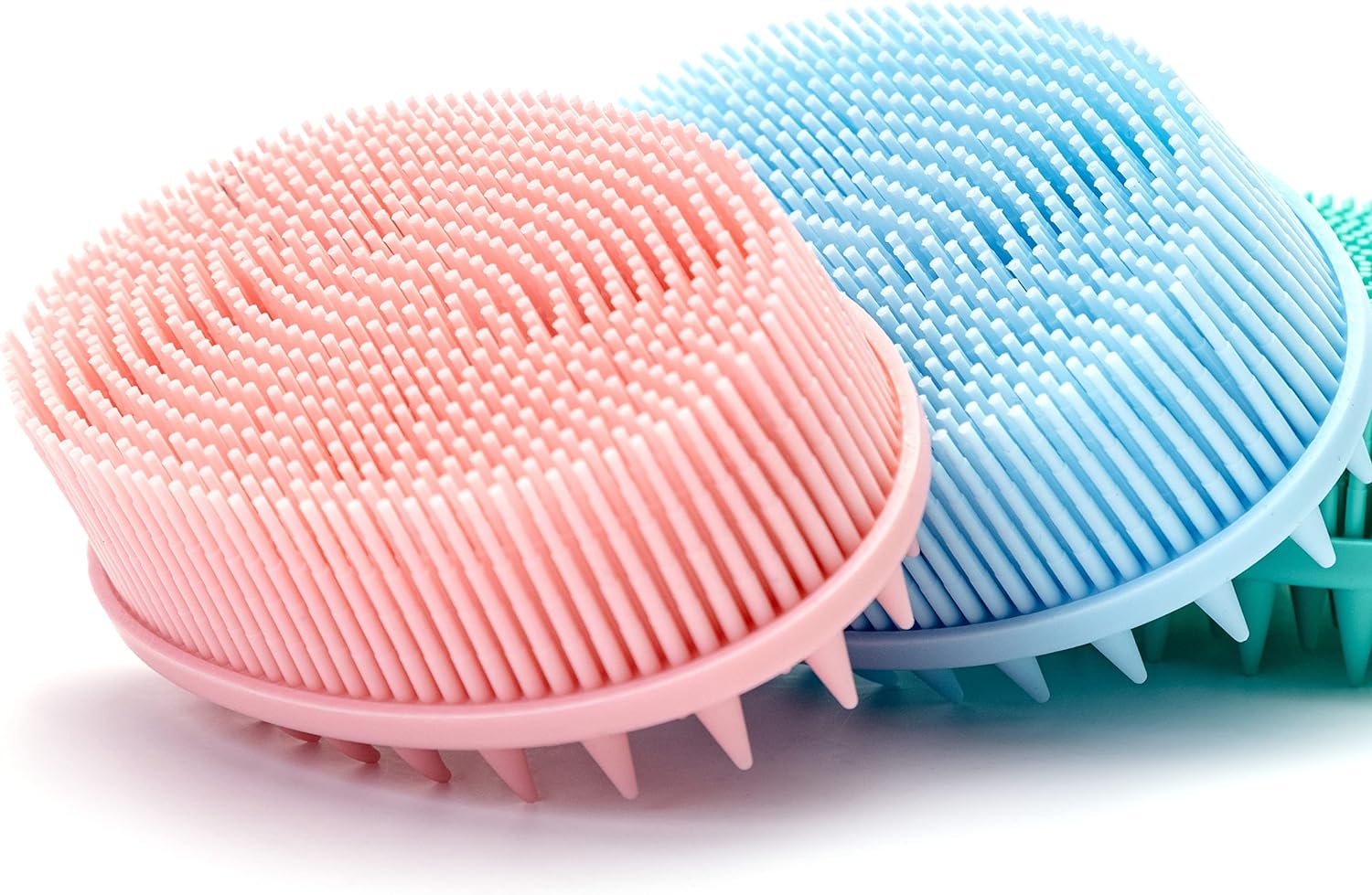 Premium Sensory Brush for Kids or Autism,Soft Silicone Body Scrubber,2 in 1 Sensory Room Occupational Therapy Sensory Brushes,Silicone Loofah,Pets Shower Brush Bath Brush Shampoo Brush(Whale-Teal)