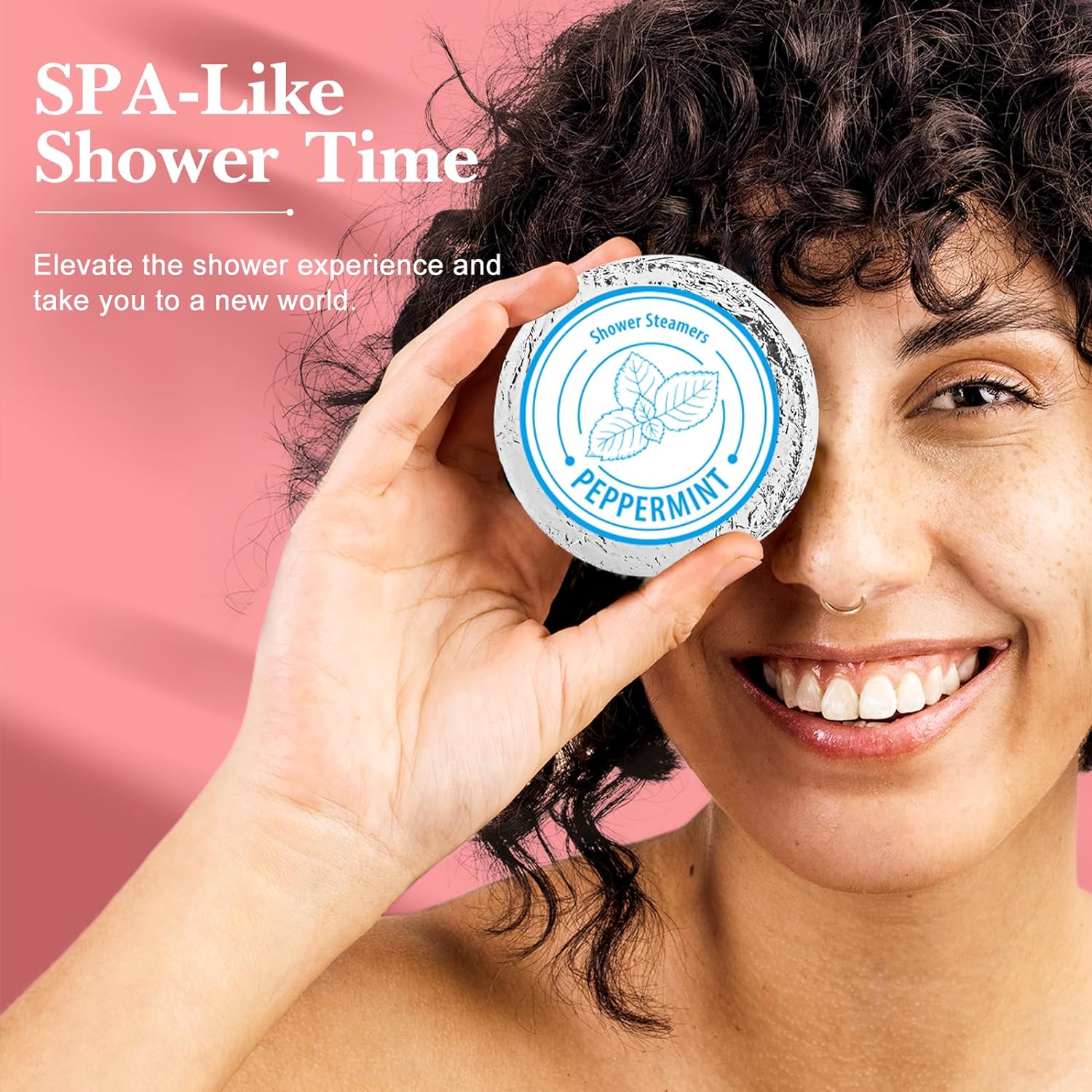 Shower Steamers Aromatherapy - Christmas Gifts for women 8 Pack Pure Essential Oil Shower Bombs for Home Spa Bath Self Care, Essential Oil Stress Relief and Relaxation Bath Gifts for Her Birthda Green