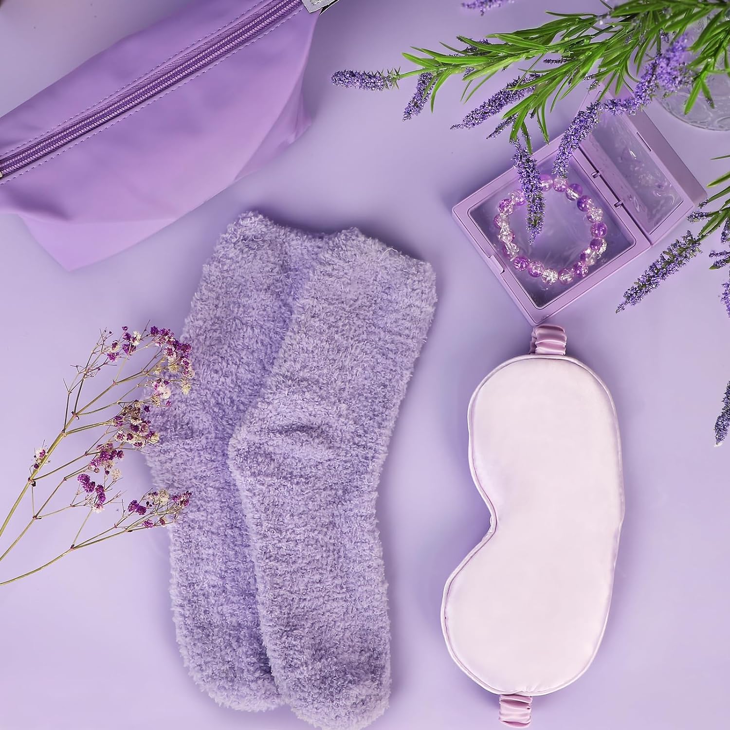 Birthday Gifts for Women, Happy Birthday Bath Relaxing Spa Gift Set Basket Box, Ideas for her, Mom, Sister, Female, Friends, Bestie, Wife, Sister Girlfriend, Daughter, Coworker, Aunt - 11PCS Purple