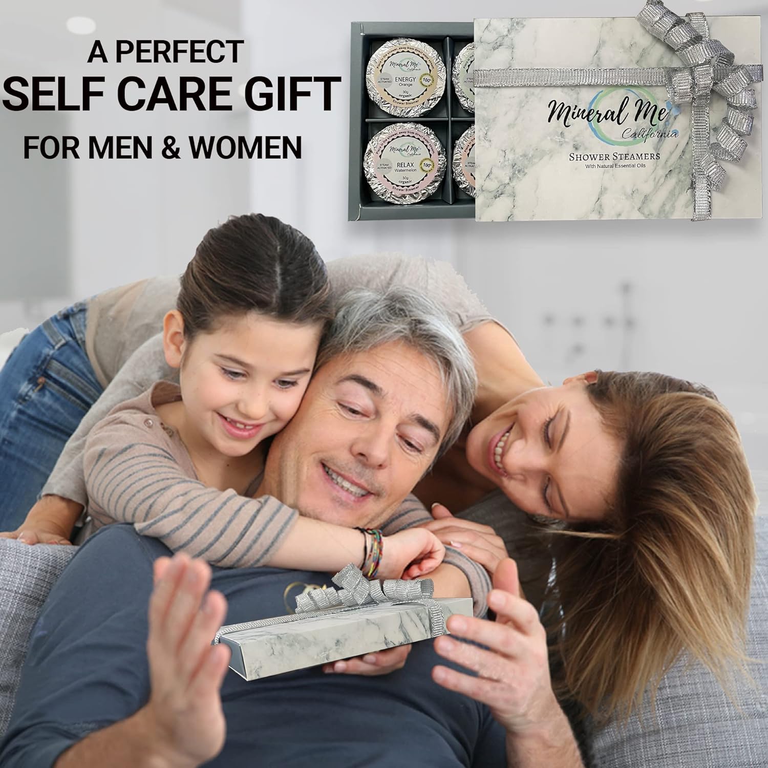 Shower Bombs Aromatherapy - Shower Steamers with Organic Oils for Vaporizing Steam Spa - Vapor Shower Tablets, Shower Melts - Self-Care Gifts for Women and Men, Valentine's Gift for Him/Her