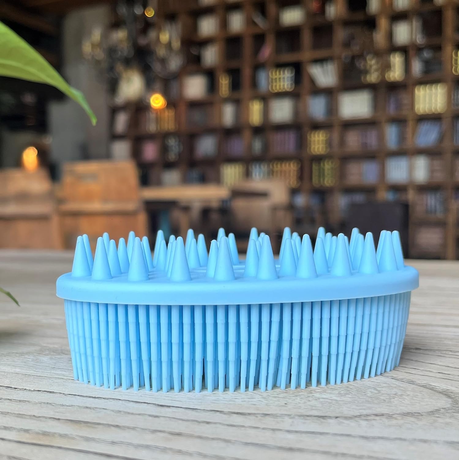 Premium Sensory Brush for Kids or Autism,Soft Silicone Body Scrubber,2 in 1 Sensory Room Occupational Therapy Sensory Brushes,Silicone Loofah,Pets Shower Brush Bath Brush Shampoo Brush(Whale-Teal)