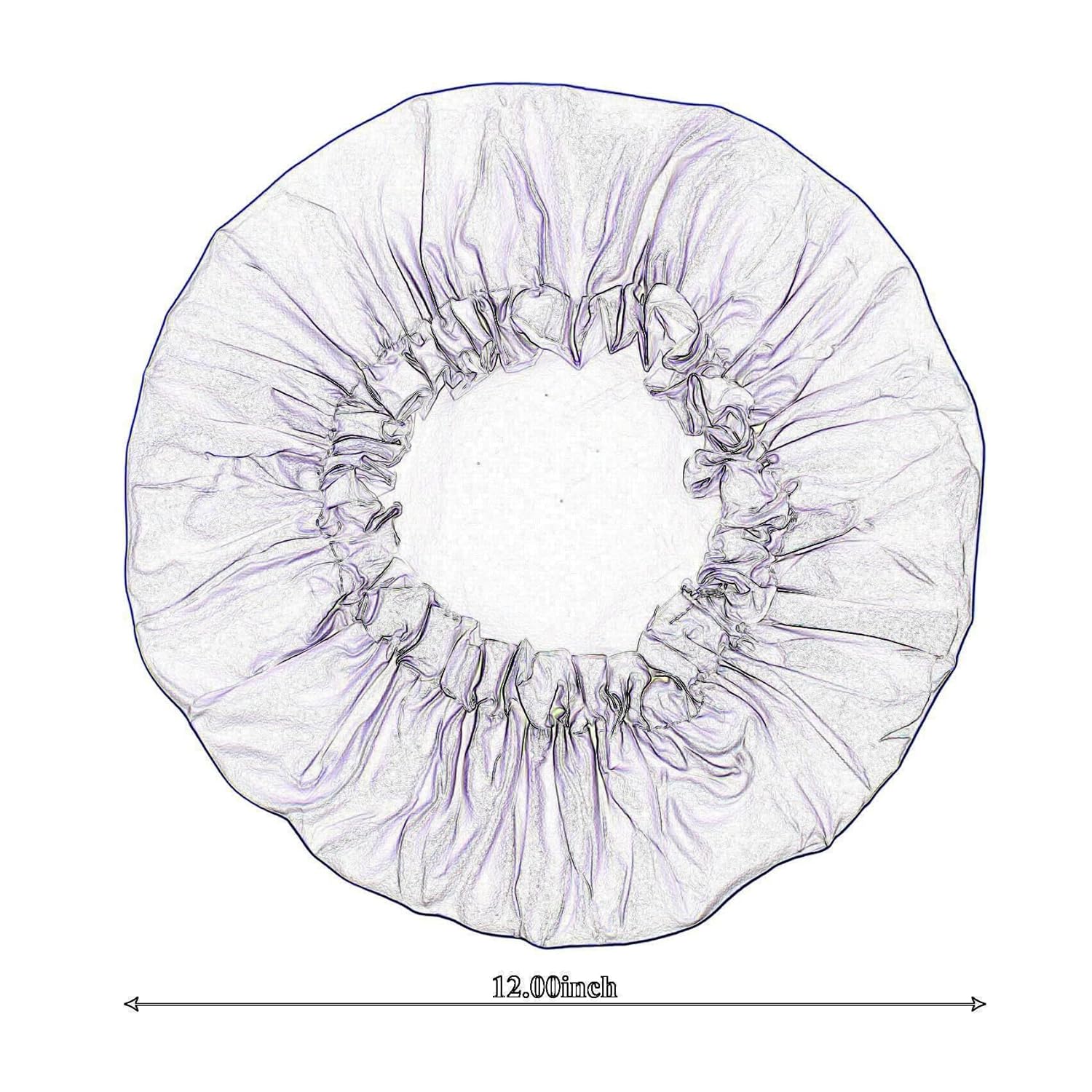 2 Pcs Unicorn Shower Caps for Women, Waterproof Double Layers Reusable Shower Caps, Oil-proof Cap Bath Caps for Kids, Ladies, Girls (Unicorn)