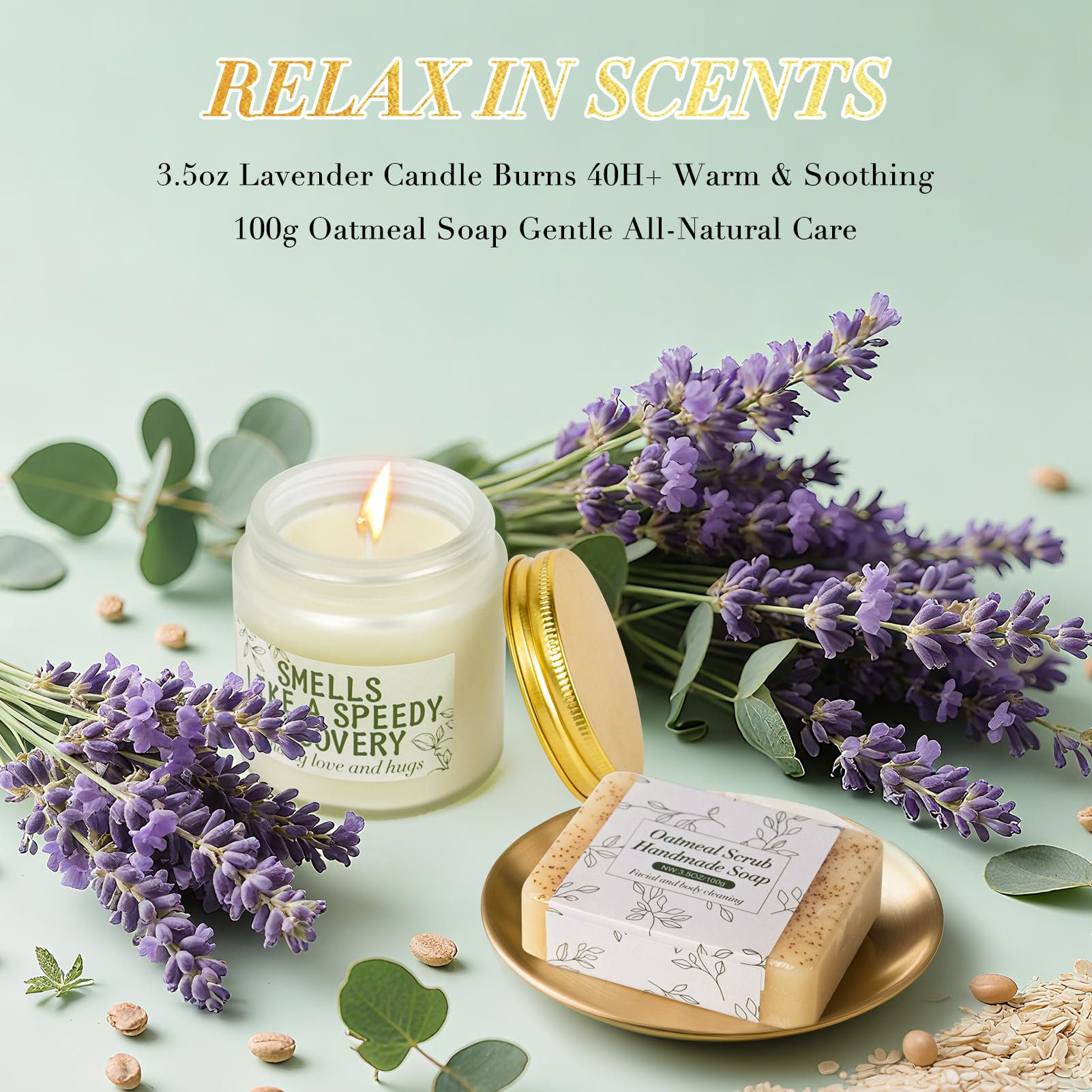 SEDUMBLISS NR 10 - Self Care Gifts for Women, Get Well Soon Gift Basket, Care Package for Women After Surgery, Birthday & Sympathy Spa Gifts for Mom Wife Friend Grandma, Thinking of You Inspirational Mother's Day