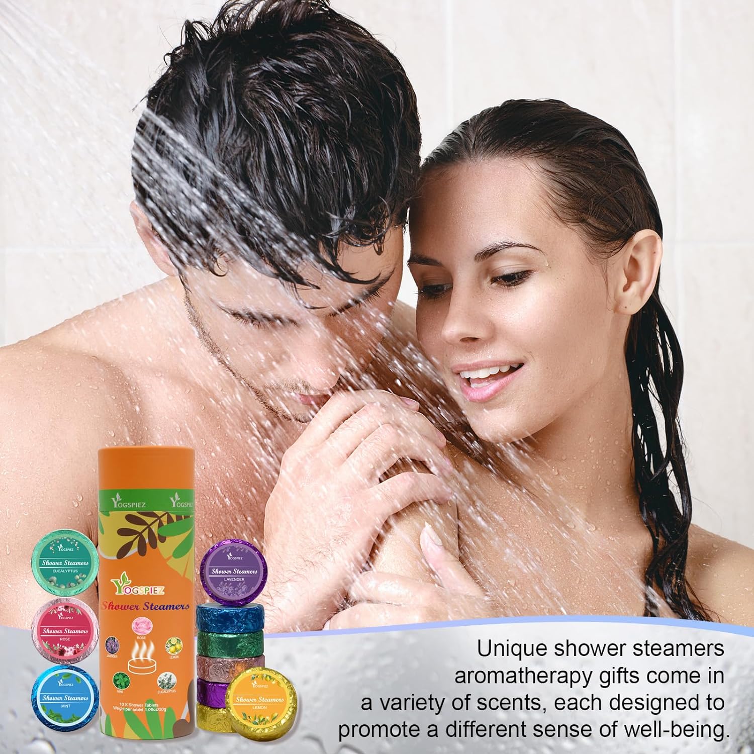 Shower Steamers Aromatherapy,18-Pack with Eucalyptus,Lavender,Shower Bombs for Men and Women - Perfect for Mothers Day Gifts, Presents for Girlfriend, Mom Birthday Gifts from Daughter Son