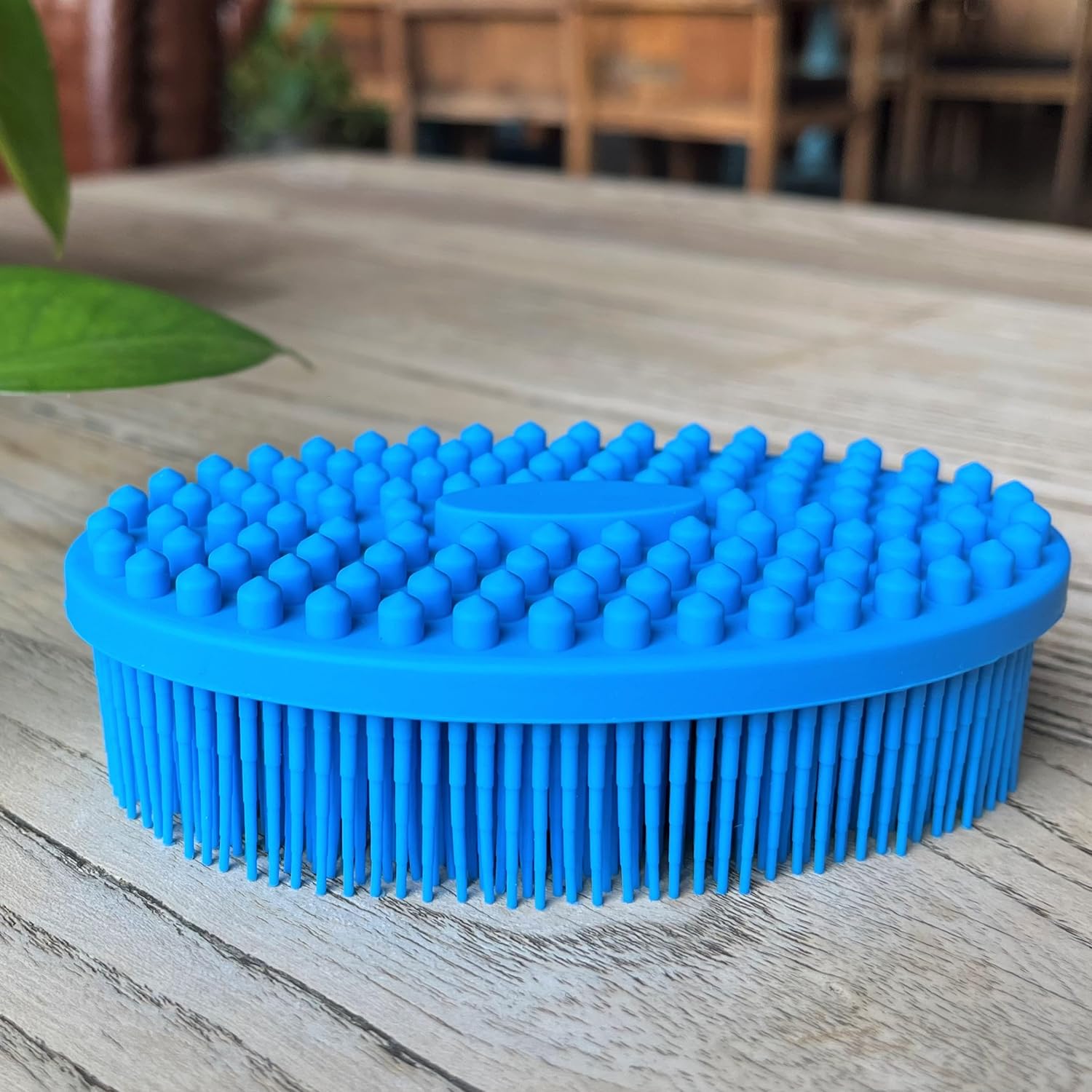 Premium Sensory Brush for Kids or Autism,Soft Silicone Body Scrubber,2 in 1 Sensory Room Occupational Therapy Sensory Brushes,Silicone Loofah,Pets Shower Brush Bath Brush Shampoo Brush(Whale-Teal)
