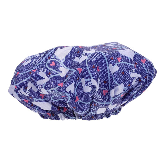 1pc men's shower cap spa head wrap bath shower caps bath cap satin headbands for women kids spa headband shower caps for women reusable turban tomorrow bow tie bath products man