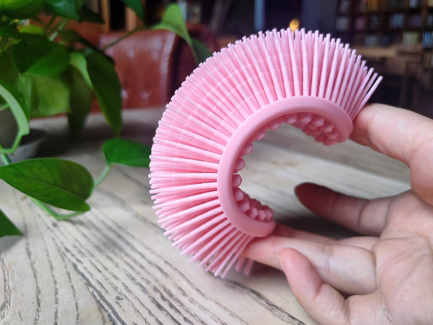 Premium Sensory Brush for Kids or Autism,Soft Silicone Body Scrubber,2 in 1 Sensory Room Occupational Therapy Sensory Brushes,Silicone Loofah,Pets Shower Brush Bath Brush Shampoo Brush(Whale-Teal)