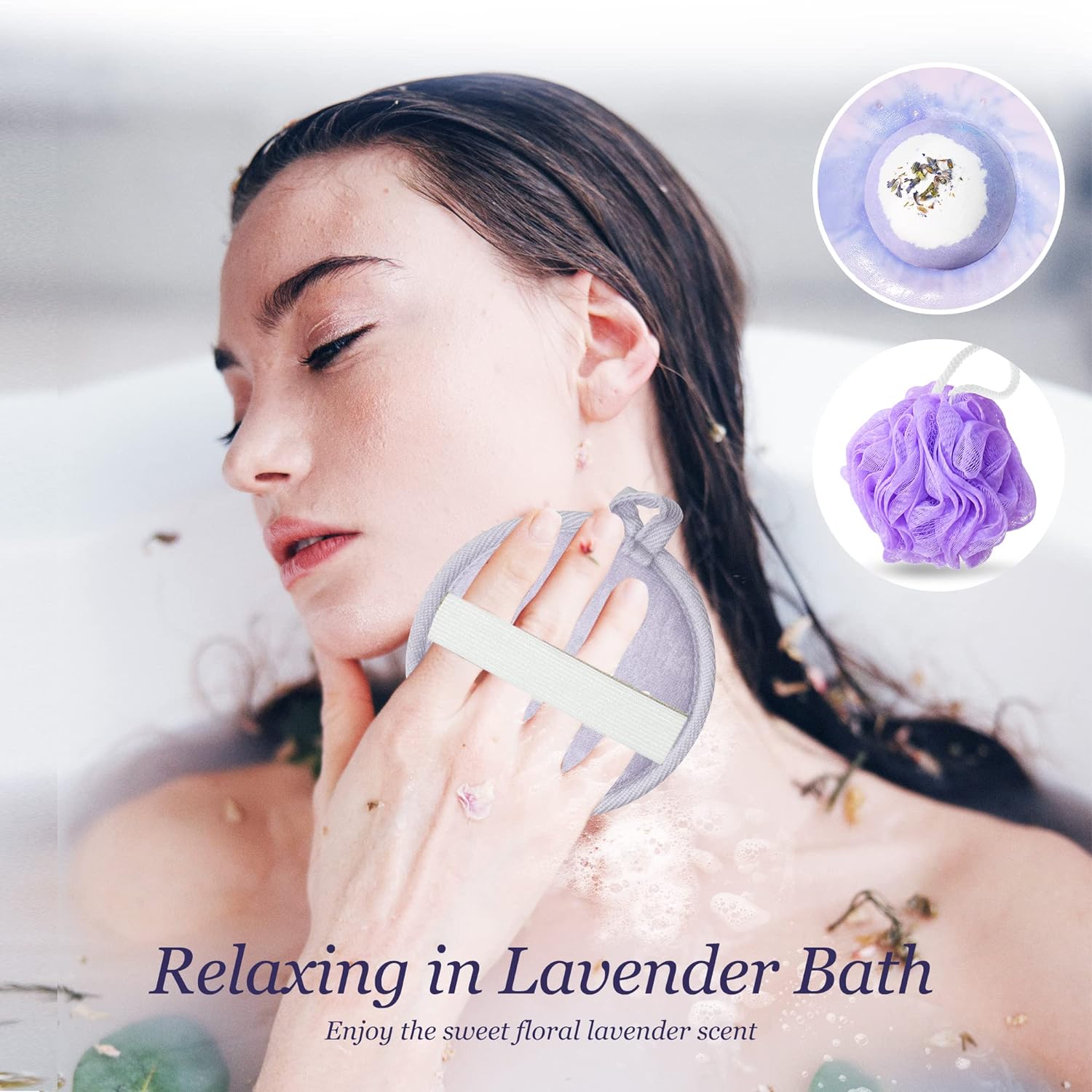 Loncaster Birthday Gifts for Women Friendship, Unique Self Care Gifts for Women Who Have Everything, Spa Relaxing Gifts Basket for Women Mom Sister Teen Girls, Personalized Christmas Gifts for Women