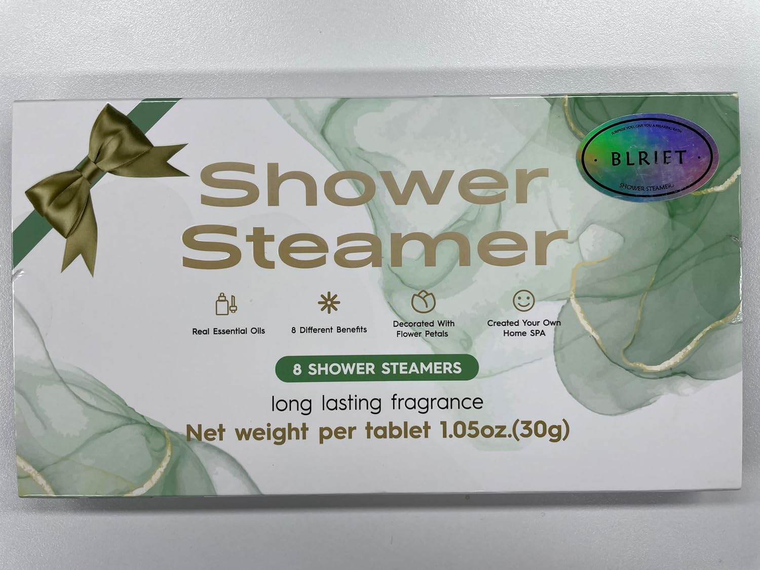 Shower Steamers Aromatherapy Christmas Gifts Stocking Stuffers for Women 8 PCS, BLRIET Shower Bombs Birthday Gift for Mom with Lavender Natural Essential Oils, Self Care & Relaxation Gifts for Lover
