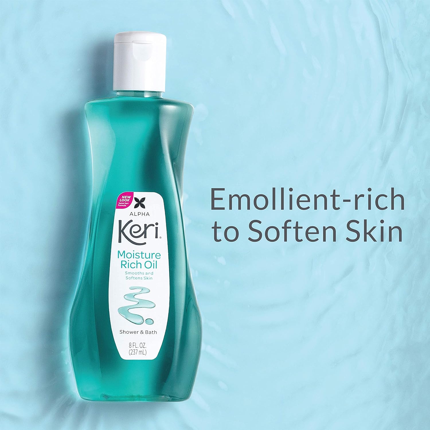 Keri Moisturizing Shower and Bath Oil, 16 Fl Oz