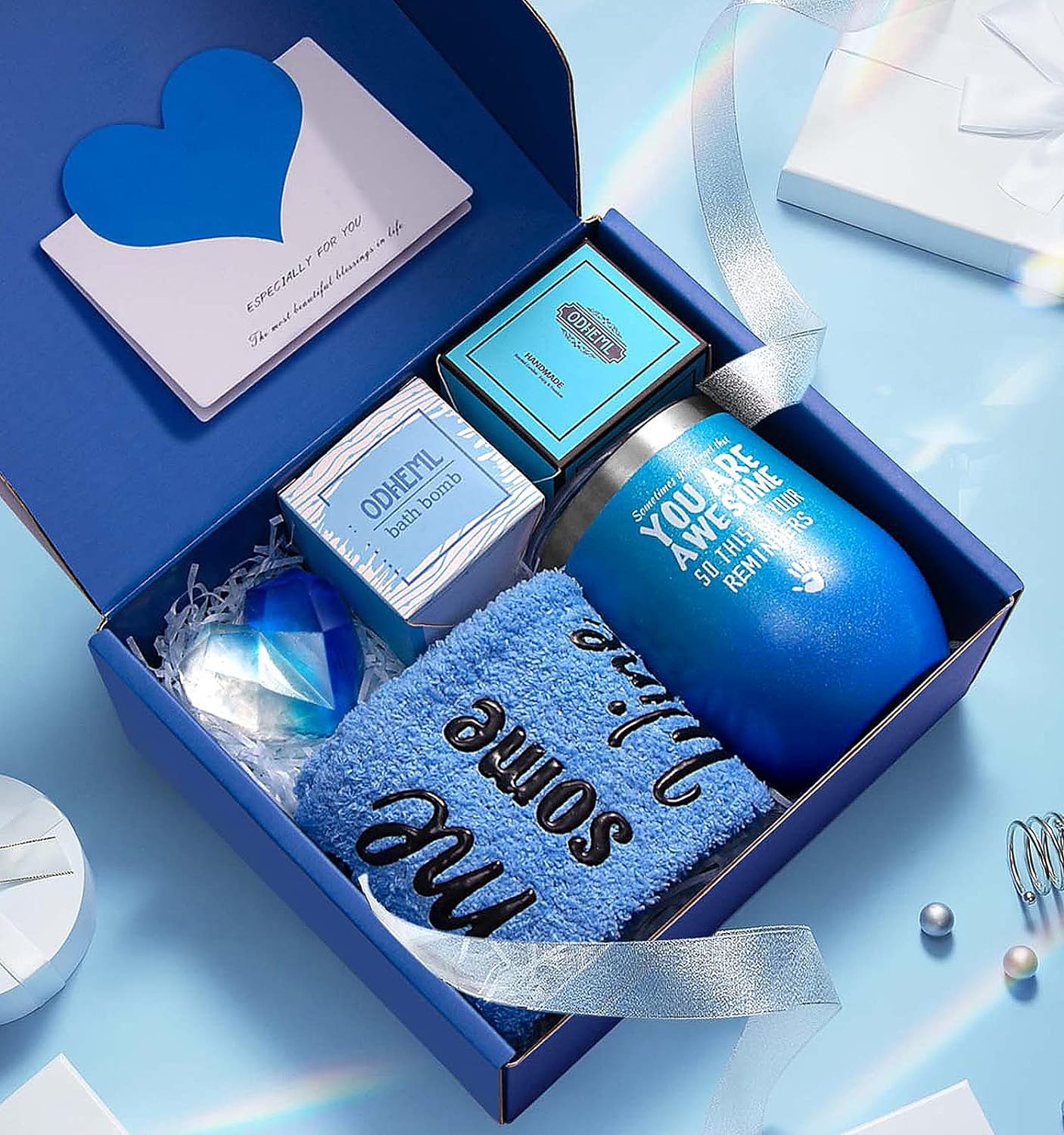 Personalized Birthday Gift Set for Women - From Daughter, Son, Girlfriend, Friend - For Mom, Sister, Bestie - Christmas, Anniversary, Valentine's Day, Mother's Day Gifts