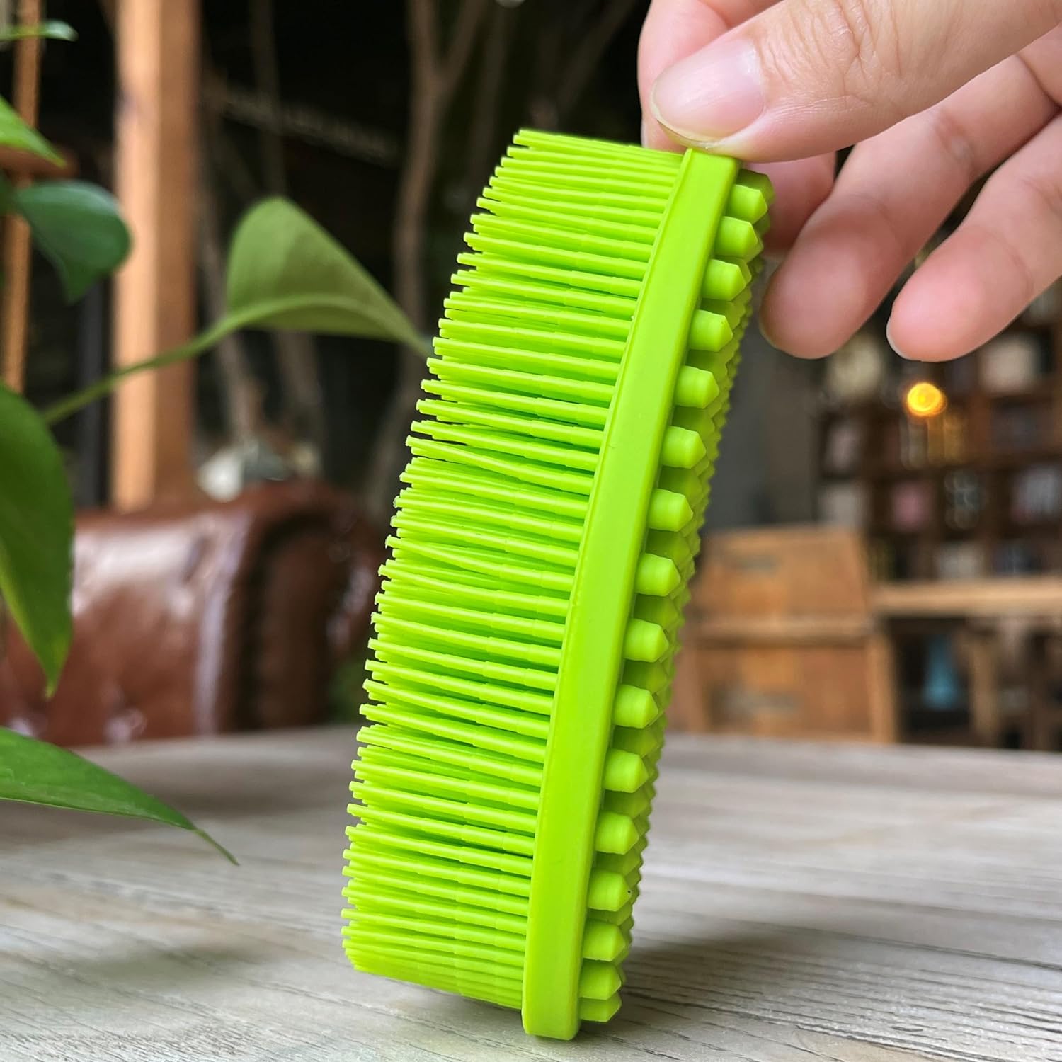 Premium Sensory Brush for Kids or Autism,Soft Silicone Body Scrubber,2 in 1 Sensory Room Occupational Therapy Sensory Brushes,Silicone Loofah,Pets Shower Brush Bath Brush Shampoo Brush(Whale-Teal)