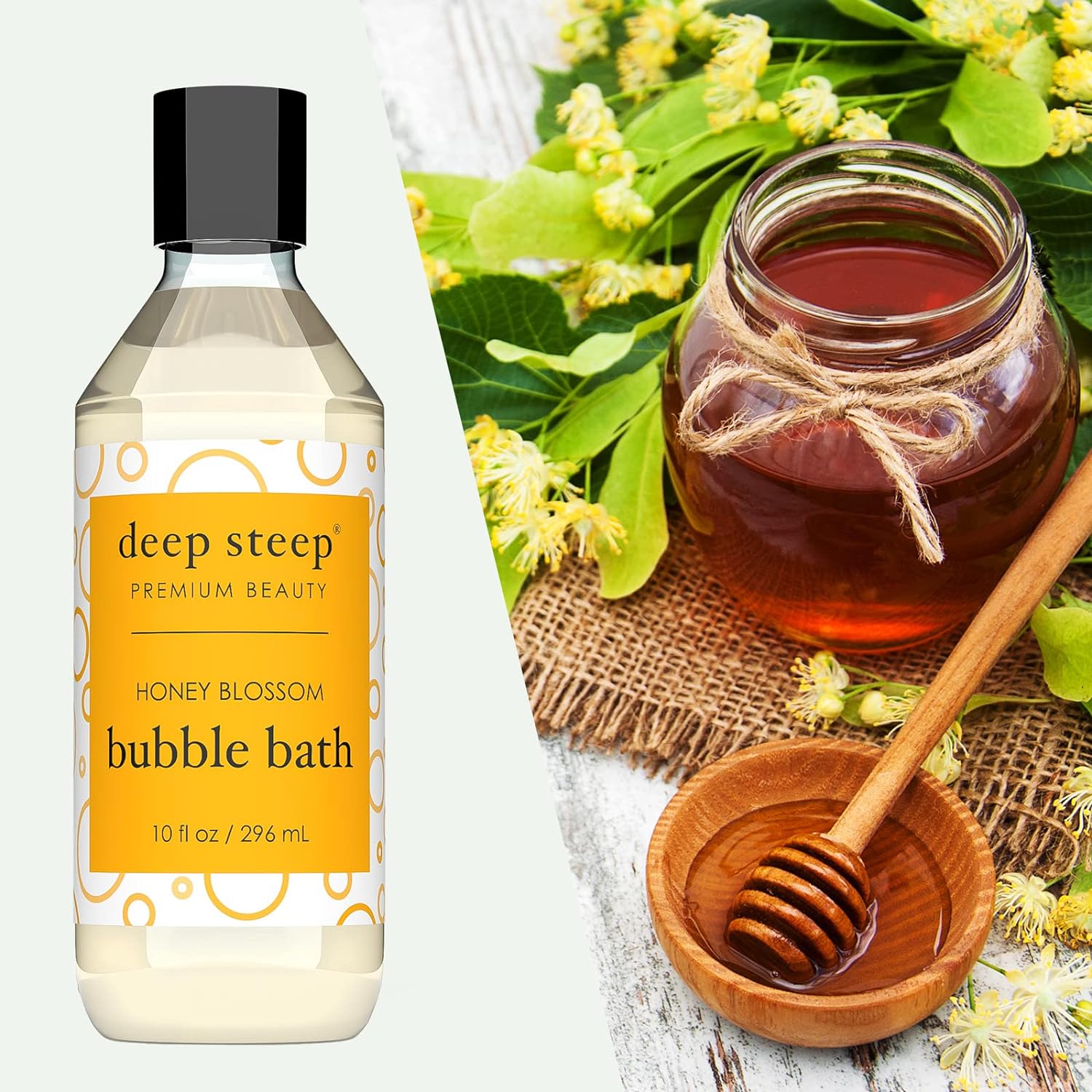 Deep Steep Bubble Bath, 10 oz (Honey Blossom)