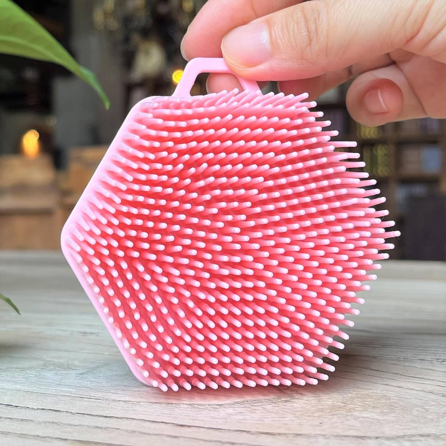 Premium Sensory Brush for Kids or Autism,Soft Silicone Body Scrubber,2 in 1 Sensory Room Occupational Therapy Sensory Brushes,Silicone Loofah,Pets Shower Brush Bath Brush Shampoo Brush(Whale-Teal)