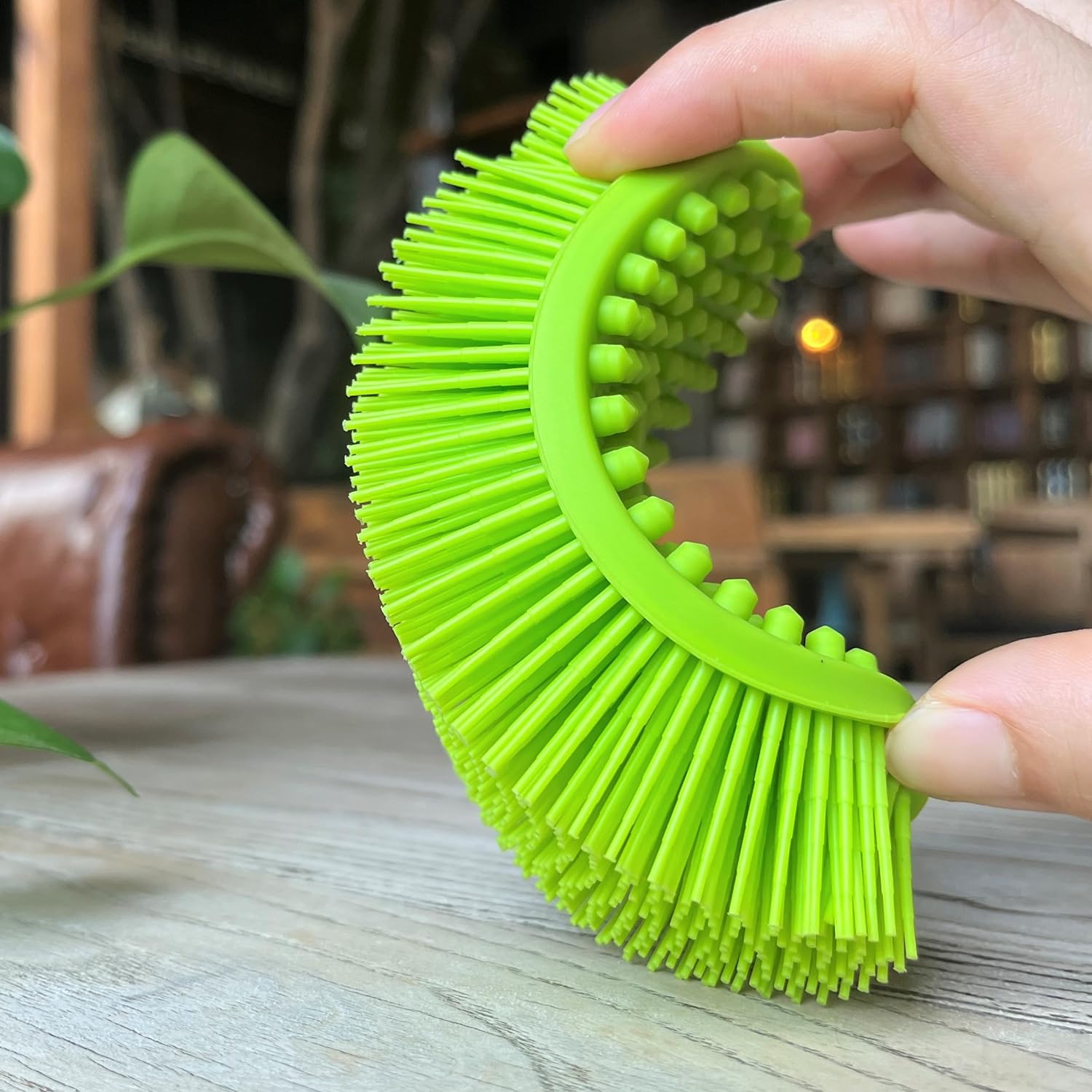 Premium Sensory Brush for Kids or Autism,Soft Silicone Body Scrubber,2 in 1 Sensory Room Occupational Therapy Sensory Brushes,Silicone Loofah,Pets Shower Brush Bath Brush Shampoo Brush(Whale-Teal)