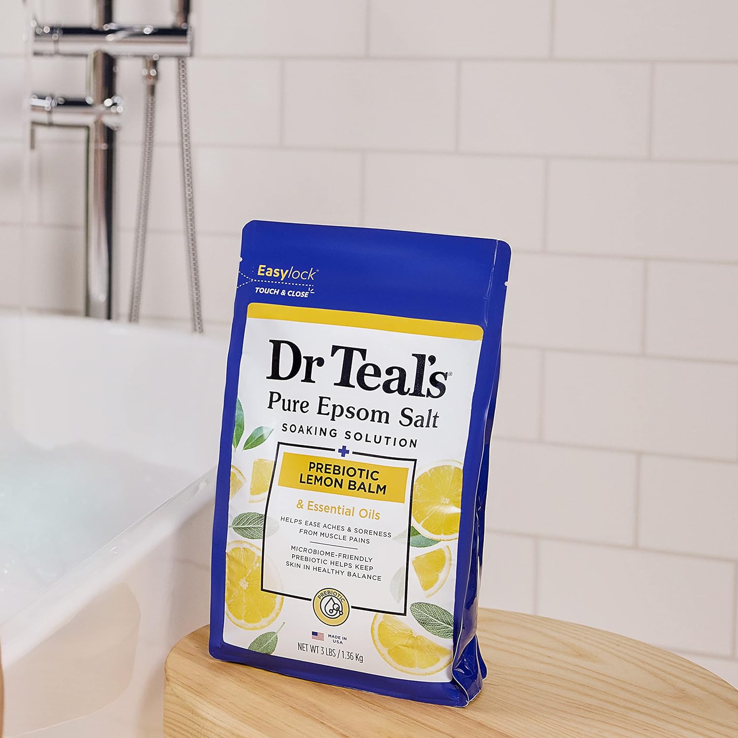 Dr Teal's Epsom Salt Soaking Solution, Soothe & Sleep, Lavender, 3lbs (Packaging May Vary)