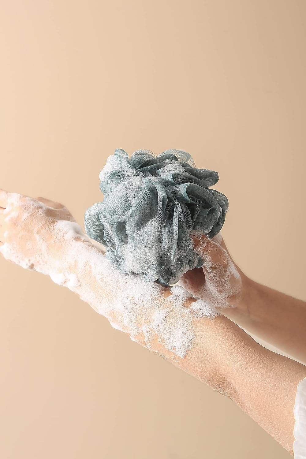 Shower Bath Loofah Sponge Shower Ball Body Scrubber Exfoliator - Set of 3