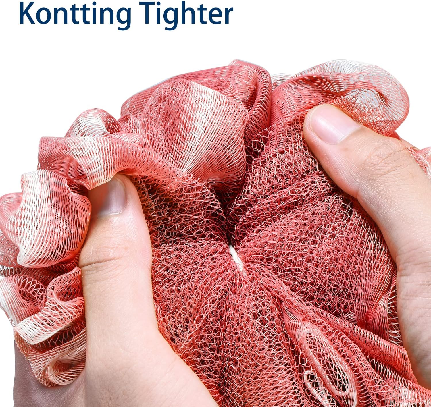 Yoget Charcoal Bath Loofah Sponge, 4 Pack Black 60G Large Shower Mesh Ball Soft Pouf Body Scrubber, Exfoliate, Cleanse, Soothe Skin, Black Loofah with White Trim