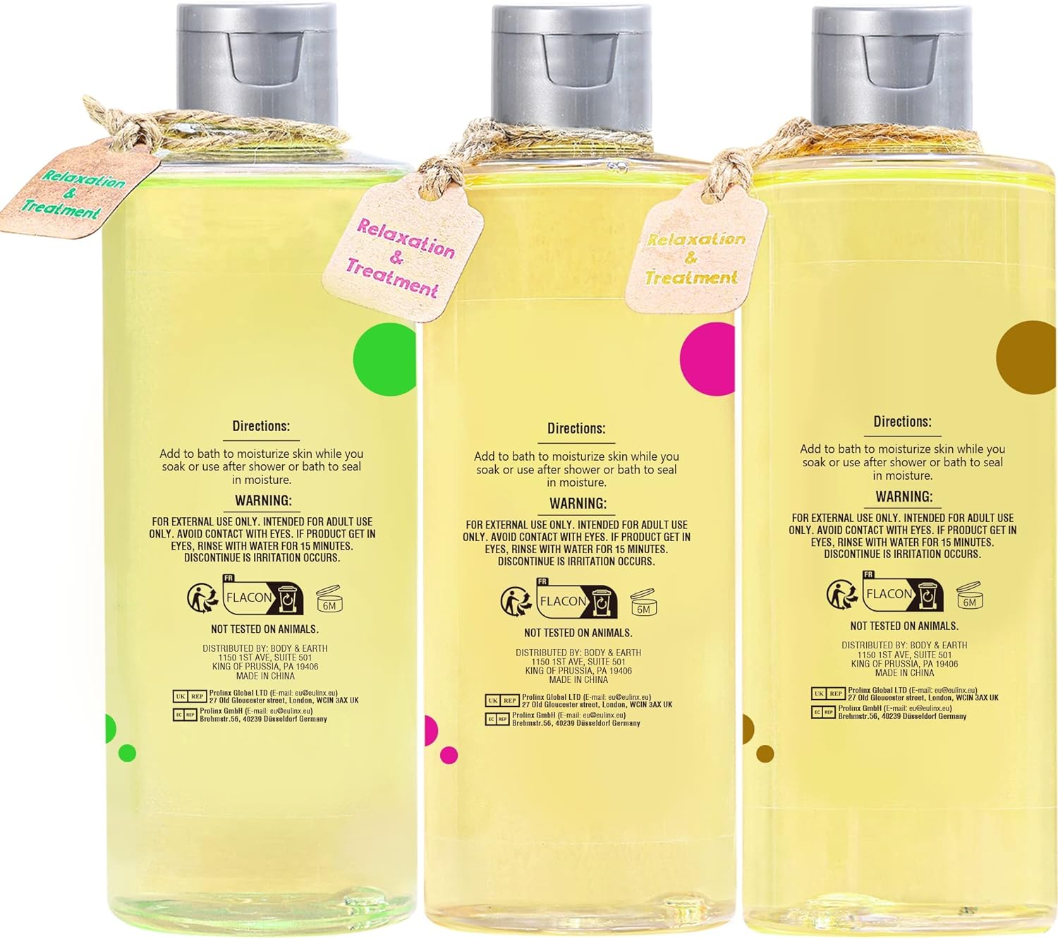 Bath and Body Oil Autumn Shower Body Oil with Sweet Almond Oil Jojoba Oil and Shea Butter, Lavender & Coconut Shower Oils Mother's Day Gift for Women Dry Skin Christmas Gift Set 17.6 fl oz (Pack of 2)