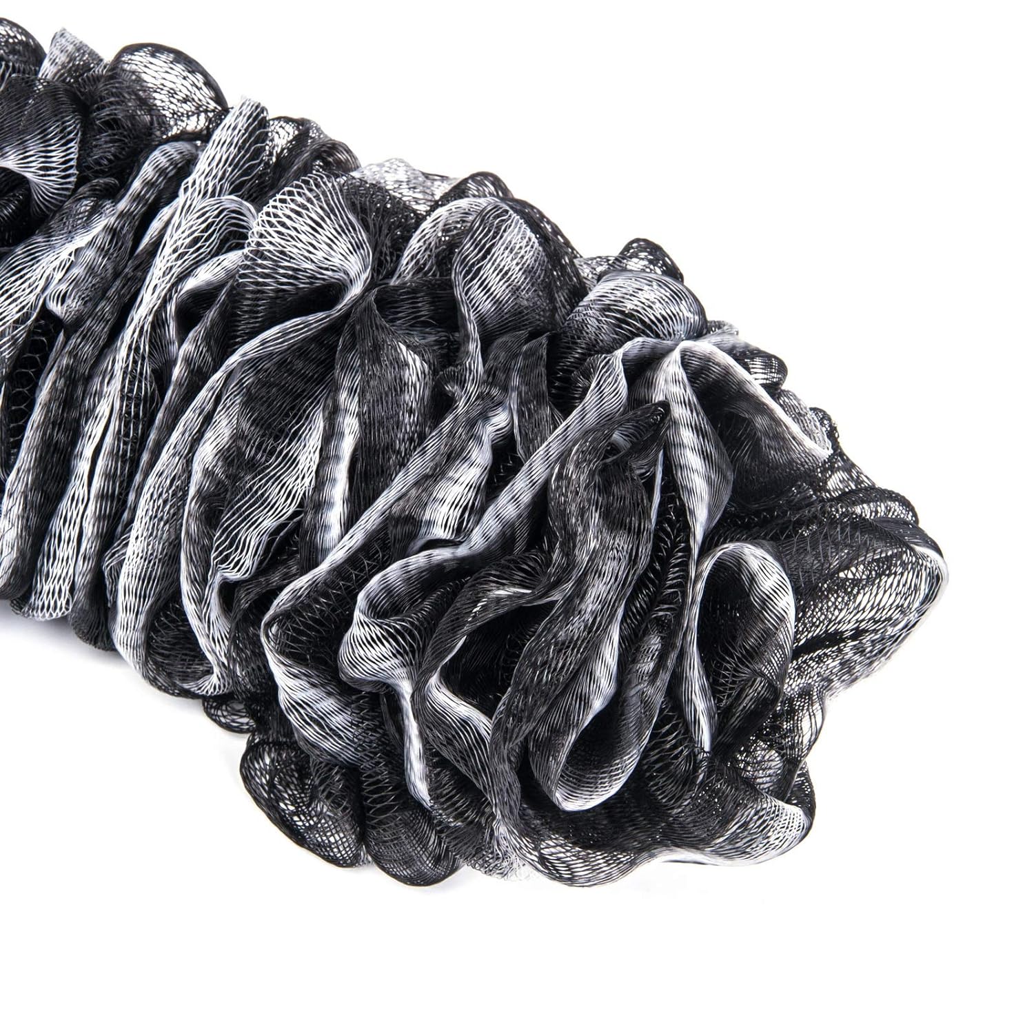 Arswin Back Scrubber for Shower, Loofah Long Handle Bath Body Brush, Soft Nylon Mesh Sponge On a Stick for Shower Men Women Kids Elderly, Exfoliating Scrub Cleaning Luffa for All Kinds of Skin(Blue)