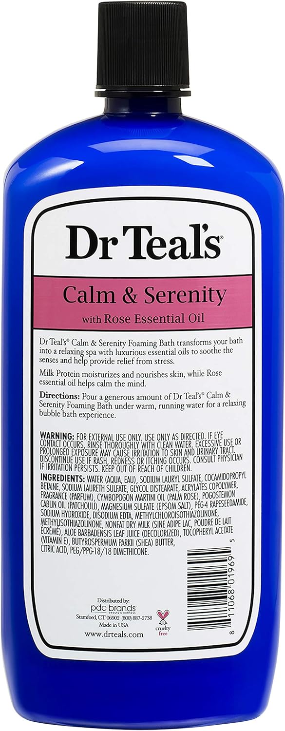 Dr Teal's Foaming Bath Milk & Rose (34oz)