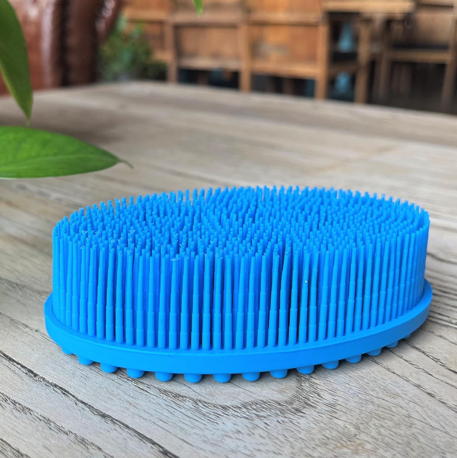 Premium Sensory Brush for Kids or Autism,Soft Silicone Body Scrubber,2 in 1 Sensory Room Occupational Therapy Sensory Brushes,Silicone Loofah,Pets Shower Brush Bath Brush Shampoo Brush(Whale-Teal)