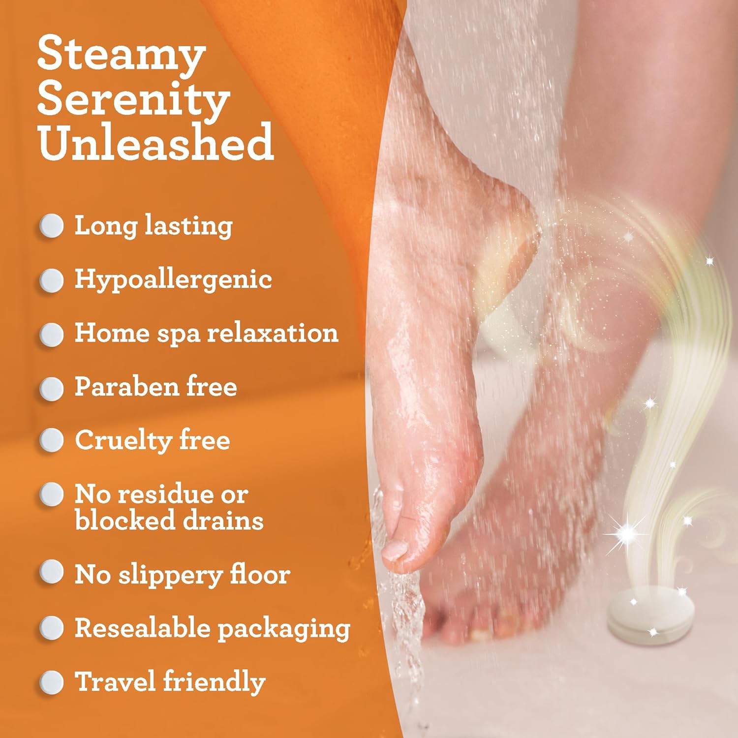 GuruNanda Breathe Shower Steamer Tablets (Pack of 10) - 100% Natural Eucalyptus Essential Oil helps with Congestion and Basil Supports Stress Relief & Mental Clarity - Perfect for Home Spa & Self Care