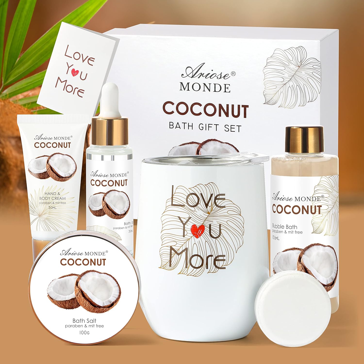 Home Spa Gift Basket, Bath Spa Kit for Women, with Body Lotion, Shower Gel, Bubble Bath, Body Scrub, Bath Salt, Bath Bomb, Bath Gift Set for Mother, Wife Her, with Magnolia and Jasmine Scent