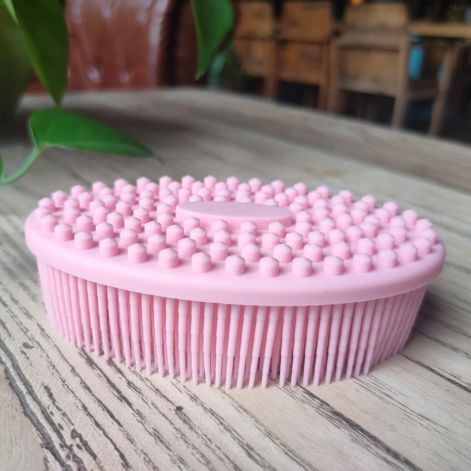 Premium Sensory Brush for Kids or Autism,Soft Silicone Body Scrubber,2 in 1 Sensory Room Occupational Therapy Sensory Brushes,Silicone Loofah,Pets Shower Brush Bath Brush Shampoo Brush(Whale-Teal)