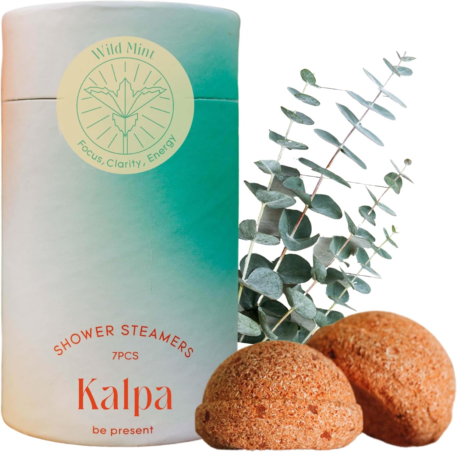 Eucalyptus Shower Steamers with Organic Essential Oils for Clarity, Energy & Focus - Extra Strong, Long Lasting, Super Size - Luxury Aromatherapy Spa Tablets, Hand Made in USA