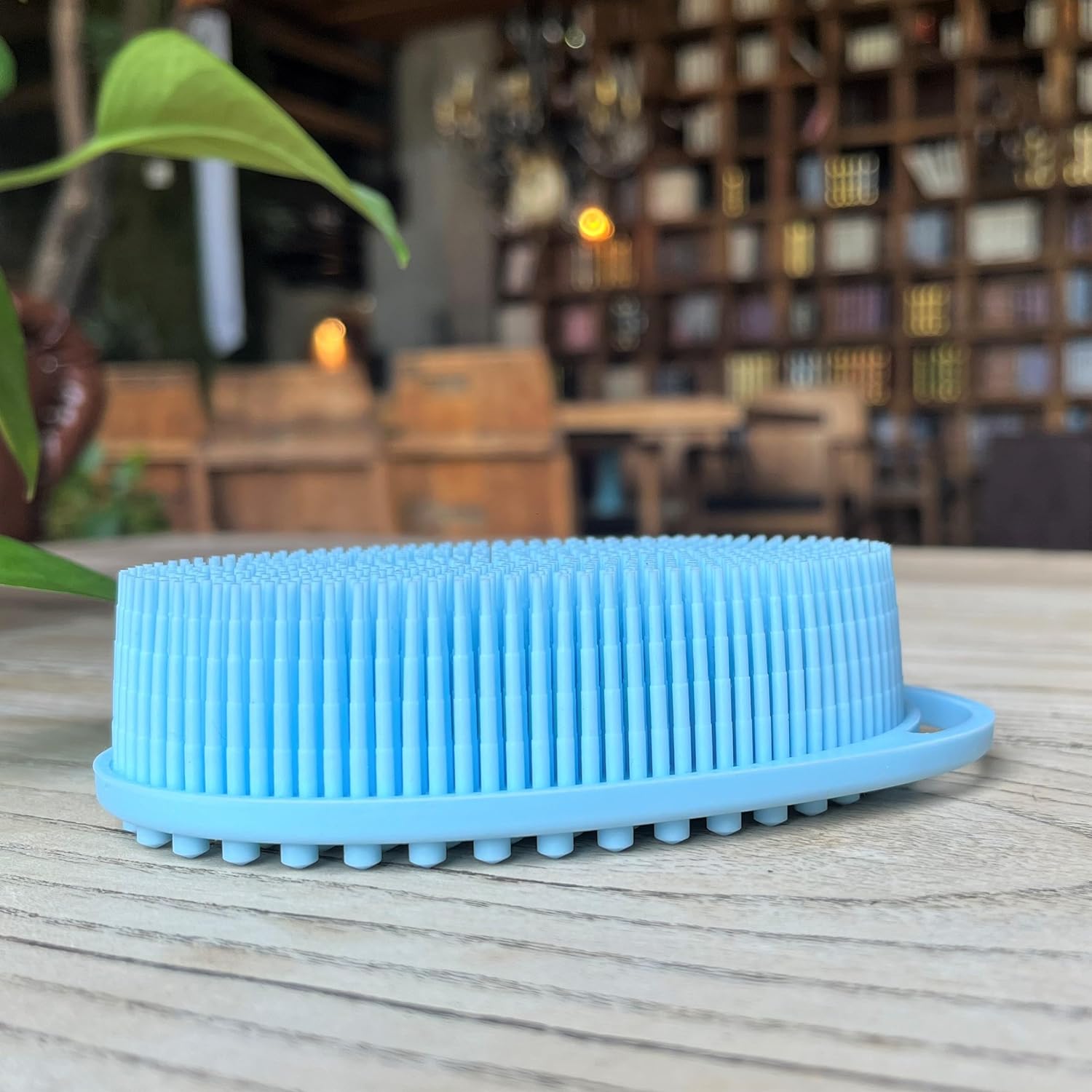 Premium Sensory Brush for Kids or Autism,Soft Silicone Body Scrubber,2 in 1 Sensory Room Occupational Therapy Sensory Brushes,Silicone Loofah,Pets Shower Brush Bath Brush Shampoo Brush(Whale-Teal)