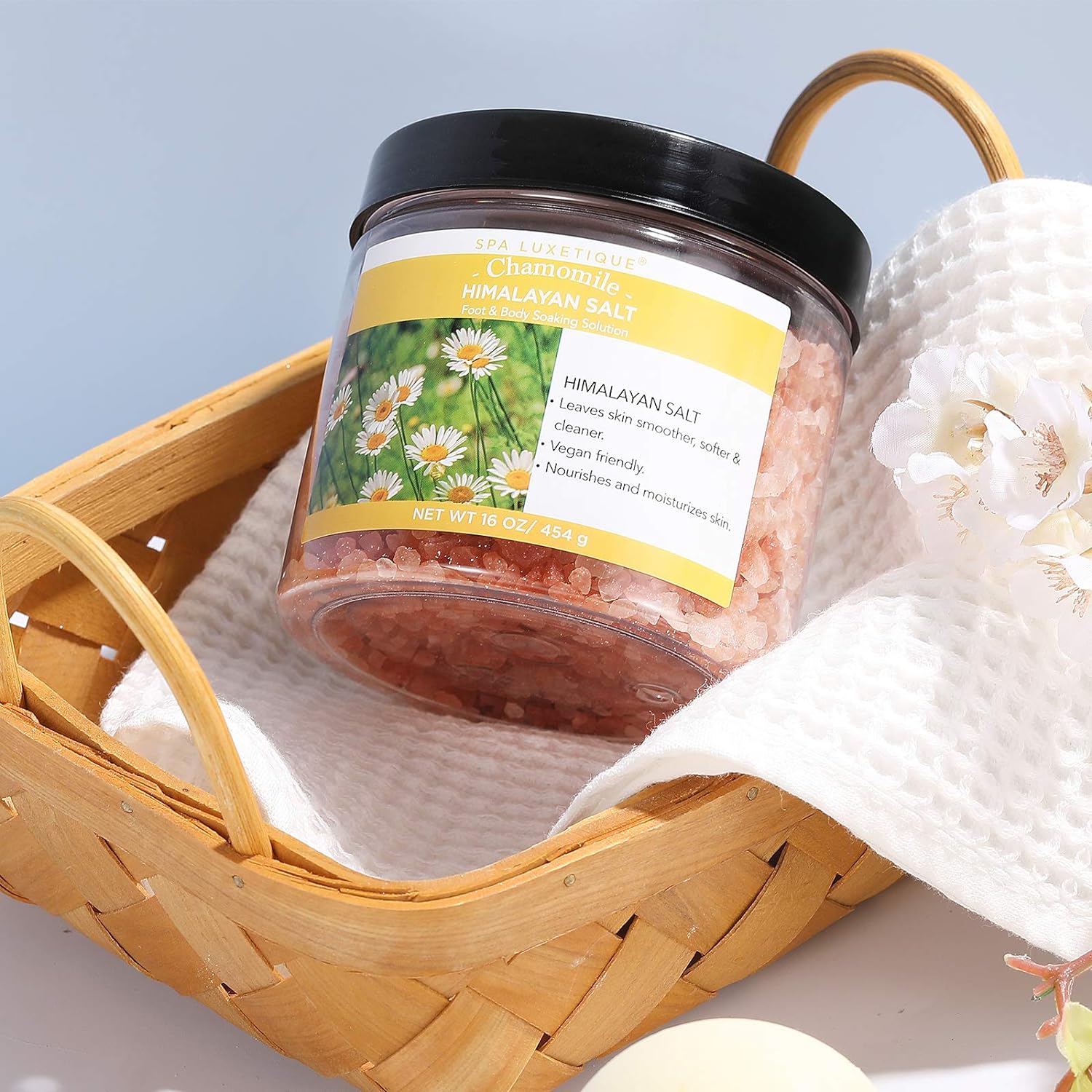 Bath Salts for Soaking, Spa Luxetique Epsom Salts Gifts Set for Women, 3.17lbs Bath Salts for Women, Epsom Salts for Soaking, Mother's Day Christmas Gifts for Woman Mom