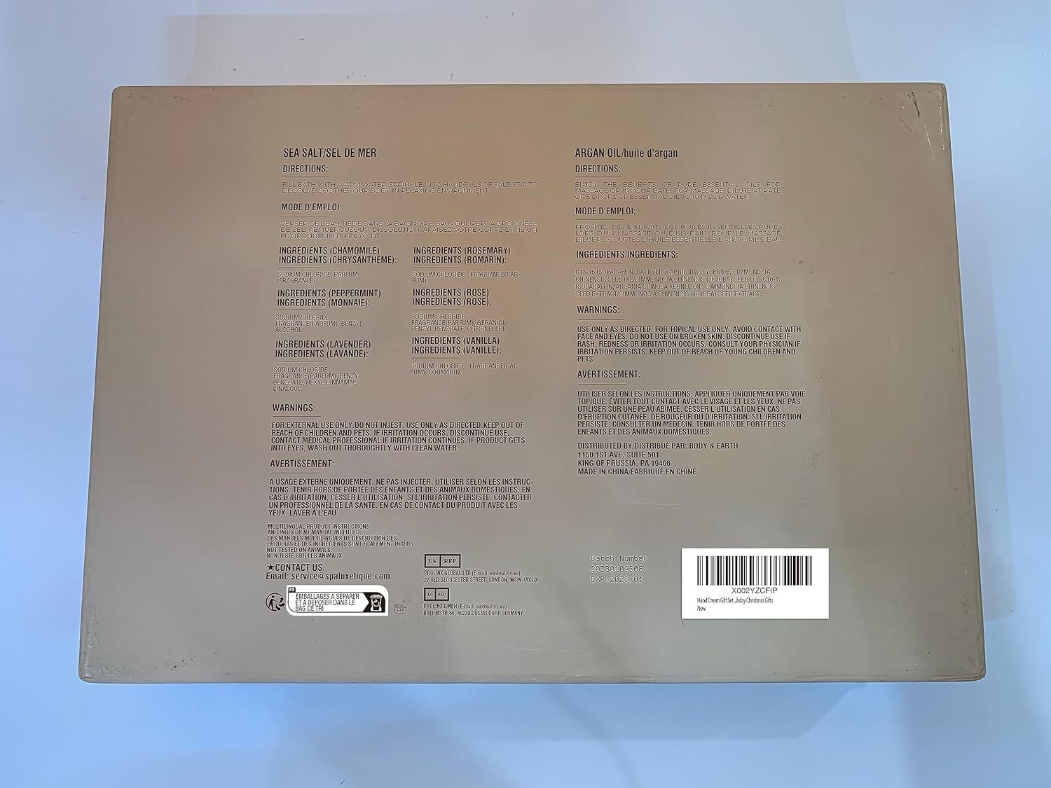 Bath Salts, Spa Luxetique Bath Salt for Soaking, Epsom Salts Set with 6 Pack Bath Salts, Wooden Spoons for Bath Salts, 0.5oz Argan Oil, Bath Salts for Women Relaxing Christmas Gifts,Gifts for Mom