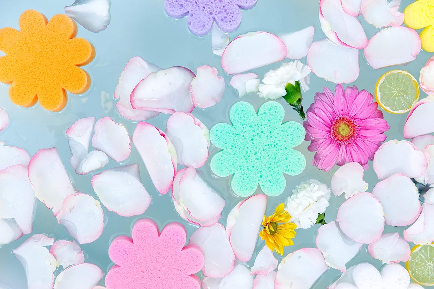 SPONGELLÉ Wild Flower Body Wash Infused Buffer, Honey Blossom