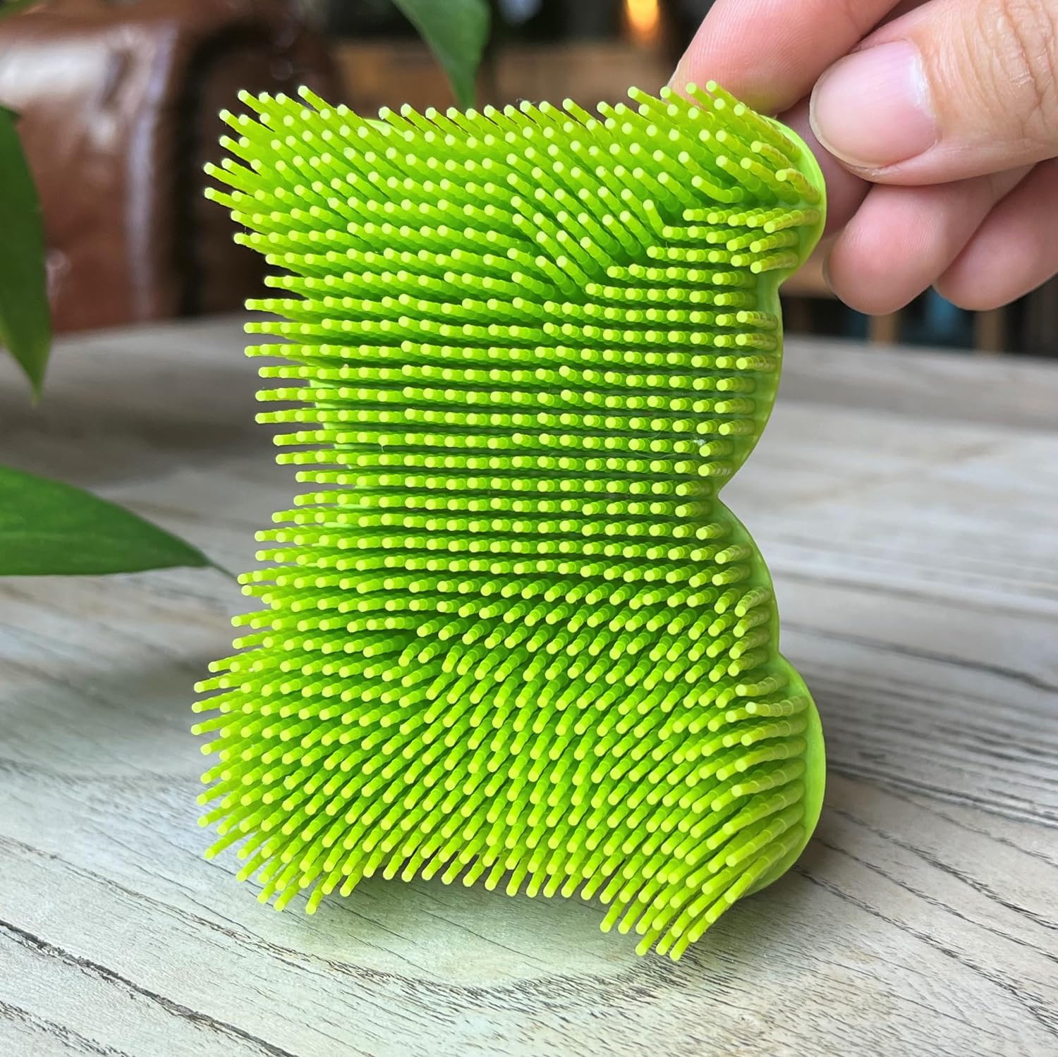 Premium Sensory Brush for Kids or Autism,Soft Silicone Body Scrubber,2 in 1 Sensory Room Occupational Therapy Sensory Brushes,Silicone Loofah,Pets Shower Brush Bath Brush Shampoo Brush(Whale-Teal)