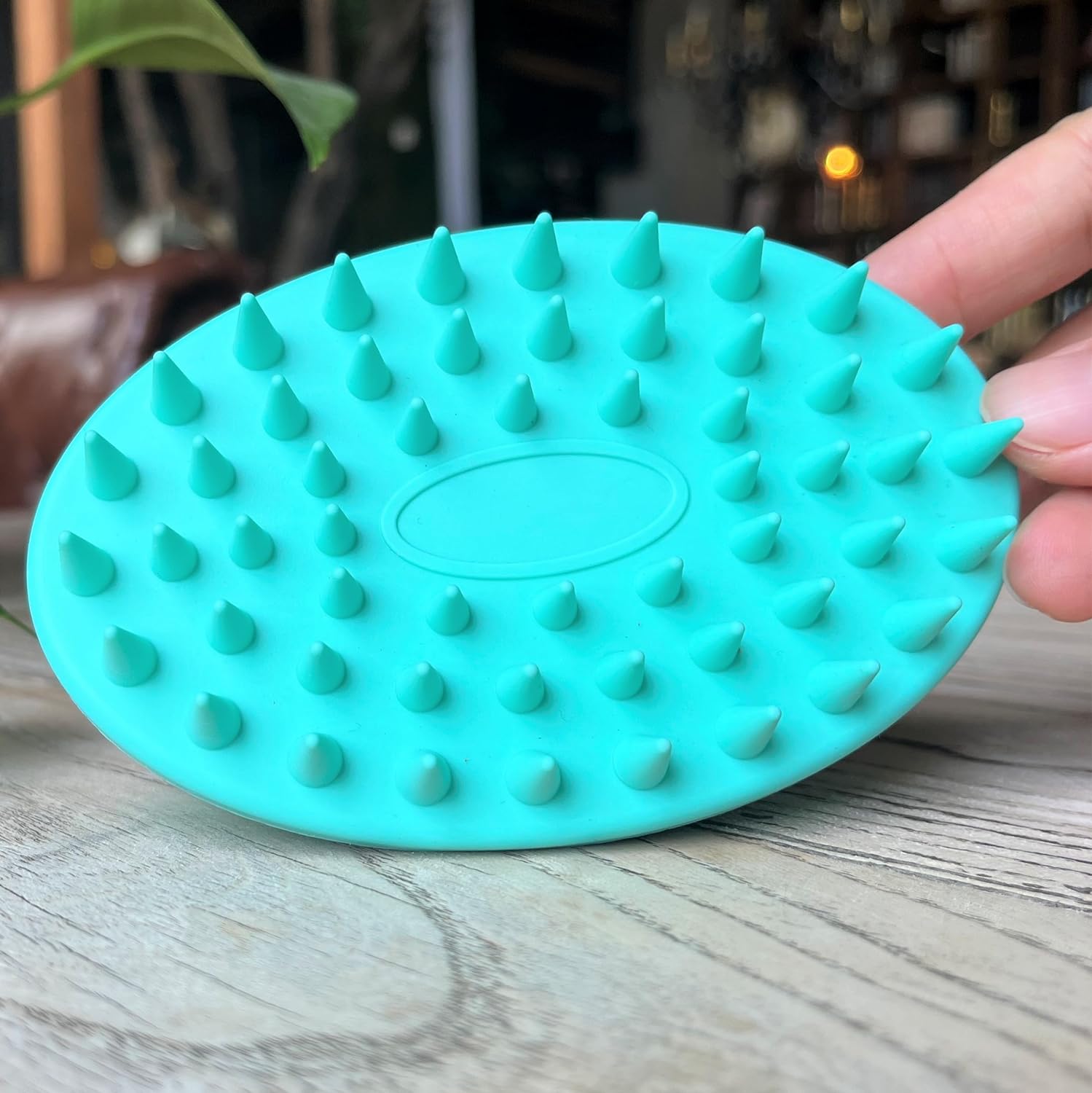 Premium Sensory Brush for Kids or Autism,Soft Silicone Body Scrubber,2 in 1 Sensory Room Occupational Therapy Sensory Brushes,Silicone Loofah,Pets Shower Brush Bath Brush Shampoo Brush(Whale-Teal)