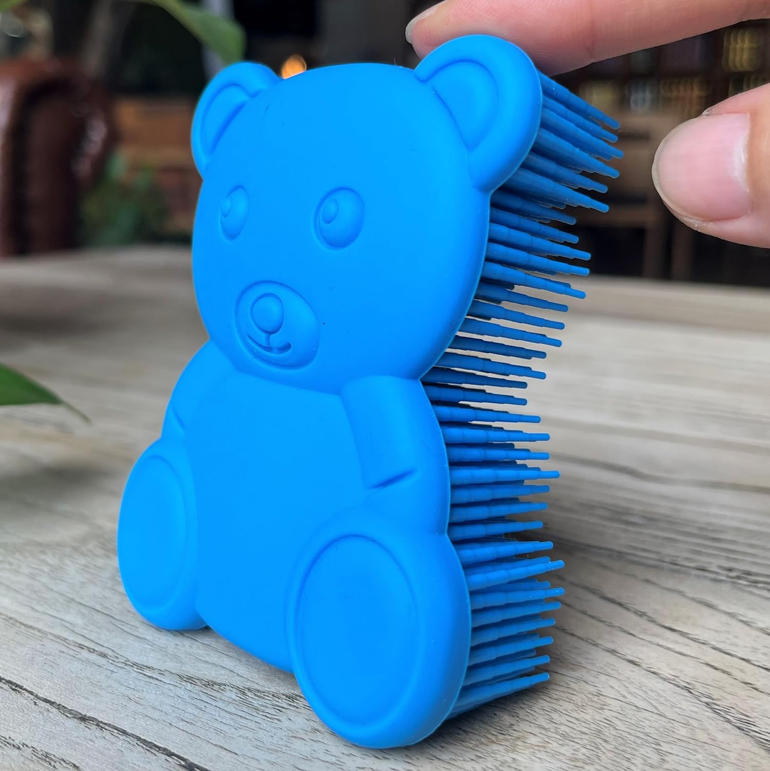 Premium Sensory Brush for Kids or Autism,Soft Silicone Body Scrubber,2 in 1 Sensory Room Occupational Therapy Sensory Brushes,Silicone Loofah,Pets Shower Brush Bath Brush Shampoo Brush(Whale-Teal)