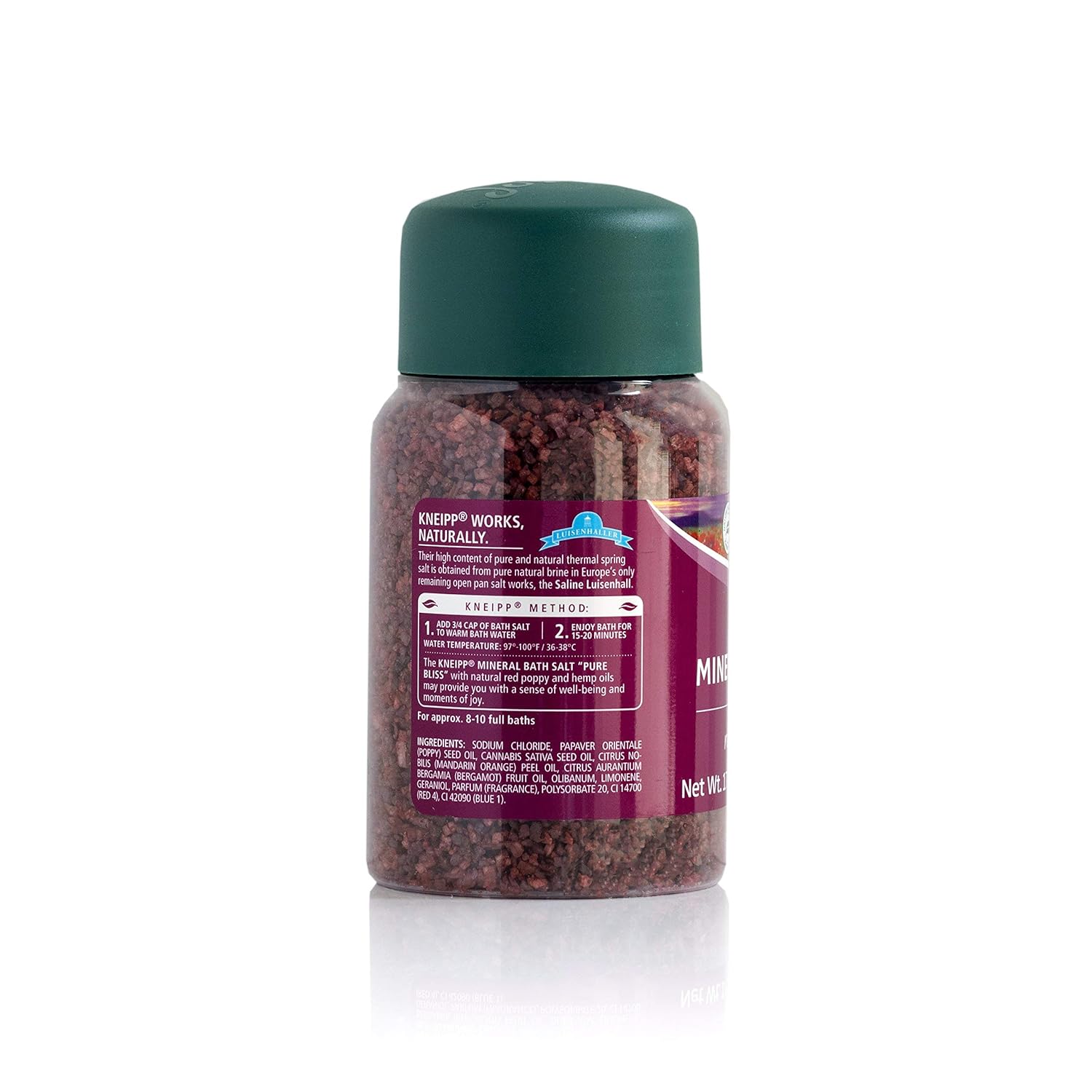 Kneipp Mineral Bath Salt Pampering Gift Set, Lavender, Dream Away, Arnica for Joints, Refreshing Eucalyptus, 2.1 Ounce 4-Pack