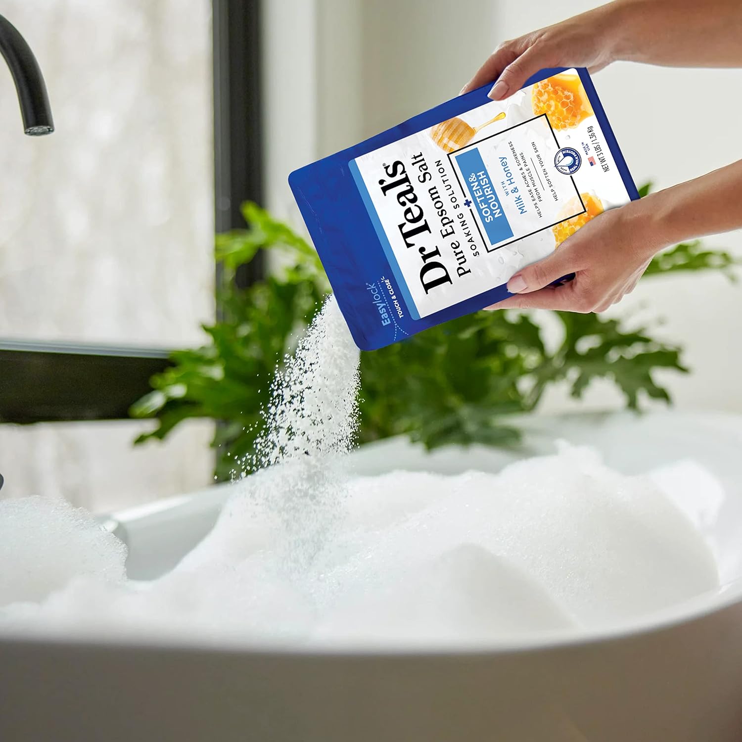 Dr Teal's Epsom Salt Soaking Solution, Soothe & Sleep, Lavender, 3lbs (Packaging May Vary)