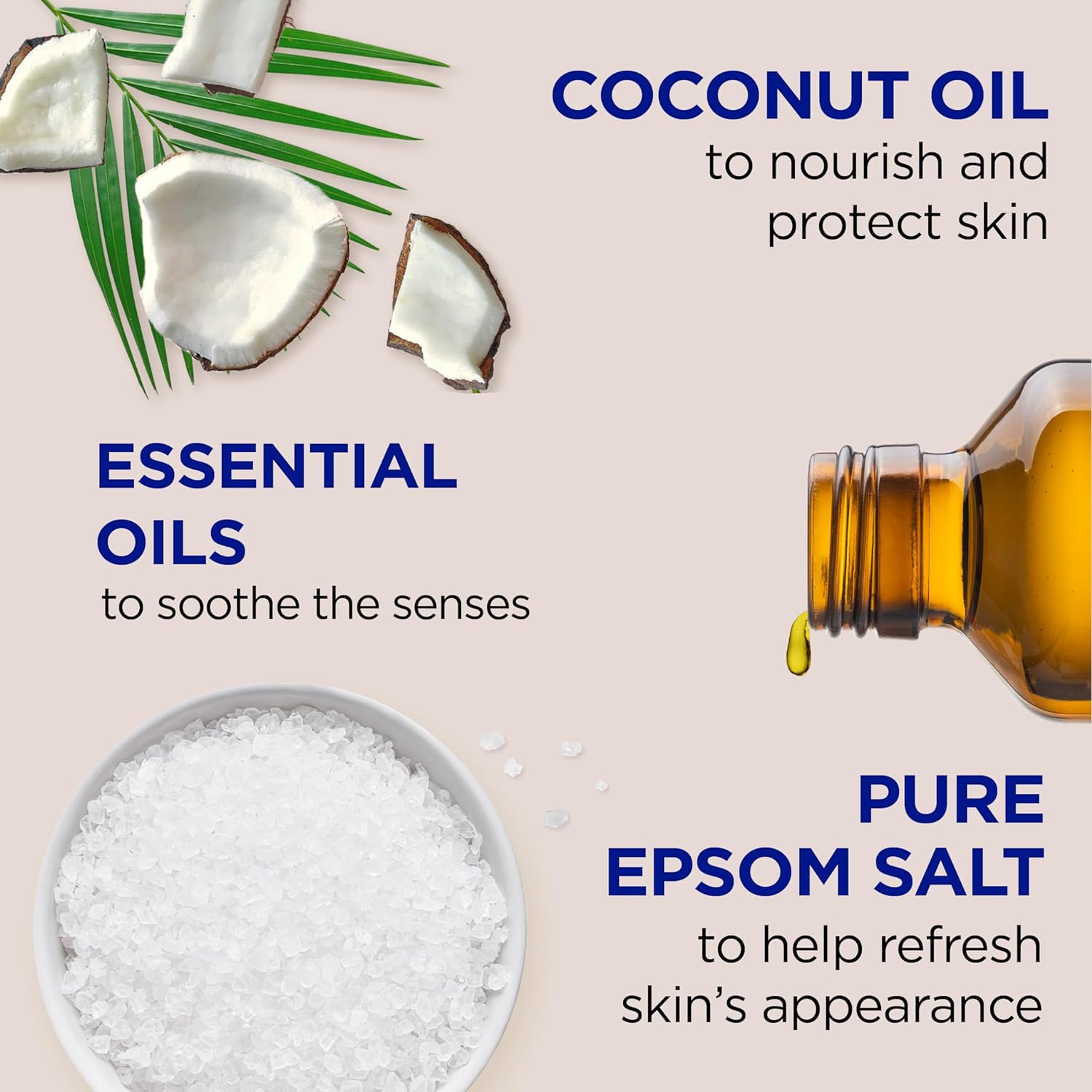 Dr Teal's Foaming Bath with Pure Epsom Salt, Sleep Blend with Melatonin, Lavender & Chamomile Essential Oils, 34 fl oz (Pack of 4) (Packaging May Vary)