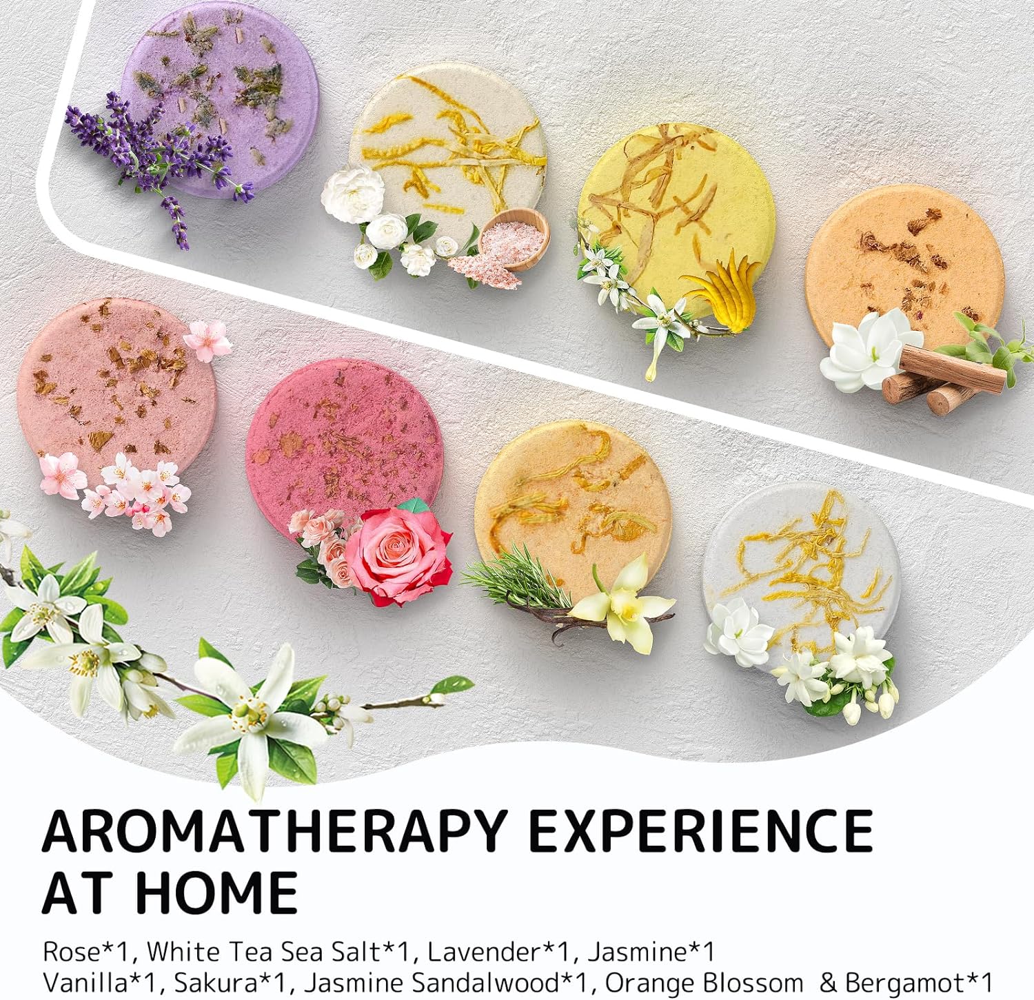 SWCANDY Shower Steamers Aromatherapy, 18 PCS Eucalyptus for Shower Christmas Stocking Stuffers for Women, Self Care & Spa Gifts with Lavender Natural Essential Oils