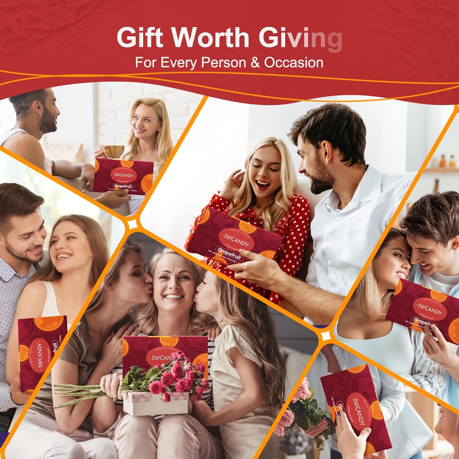 Aromatherapy Shower Steamers Valentines Day Gifts for her - Swcandy 8 Pcs Bath Bombs Valentine's Day Gifts for Women, Shower Bombs Self Care with Essential Oils, Relaxation Home SPA Lavender